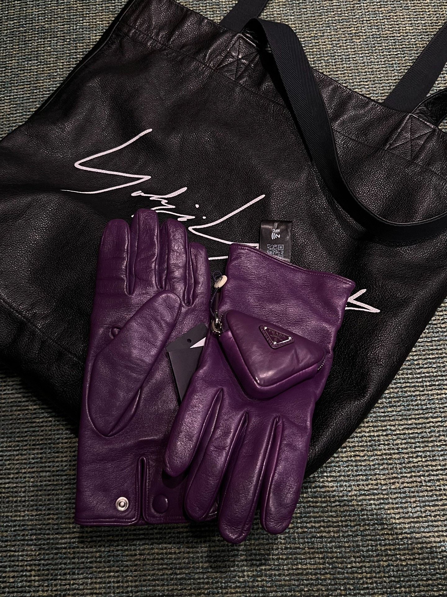 Yohji Yamamoto Yohji Yamamoto Leather Tote Bag Size ONE SIZE - 6 Thumbnail