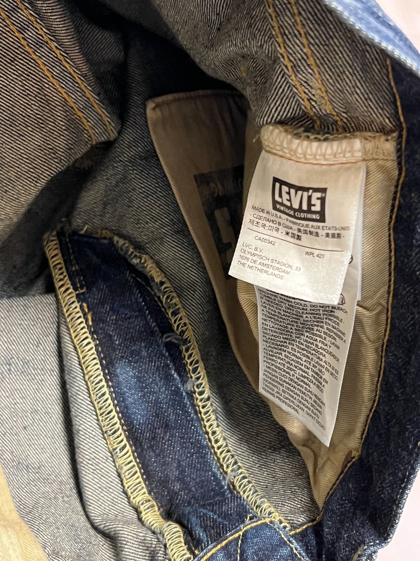 Levi's Vintage Clothing Levi's LVC 1954 501Z USA Made Size US 30 / EU 46 - 9 Thumbnail