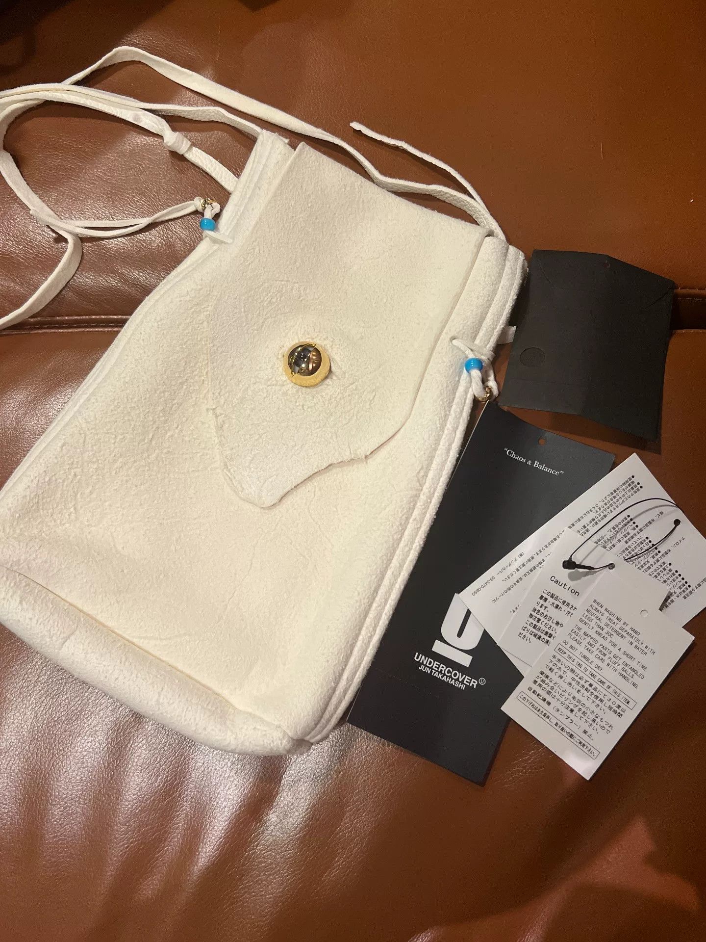Undercover Undercover White Deer Leather Bag Size ONE SIZE - 2 Thumbnail