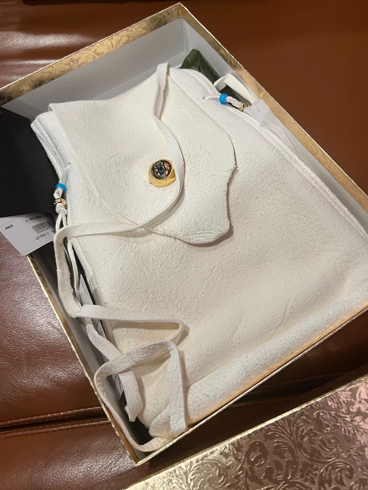 Undercover Undercover White Deer Leather Bag Size ONE SIZE - 9 Thumbnail