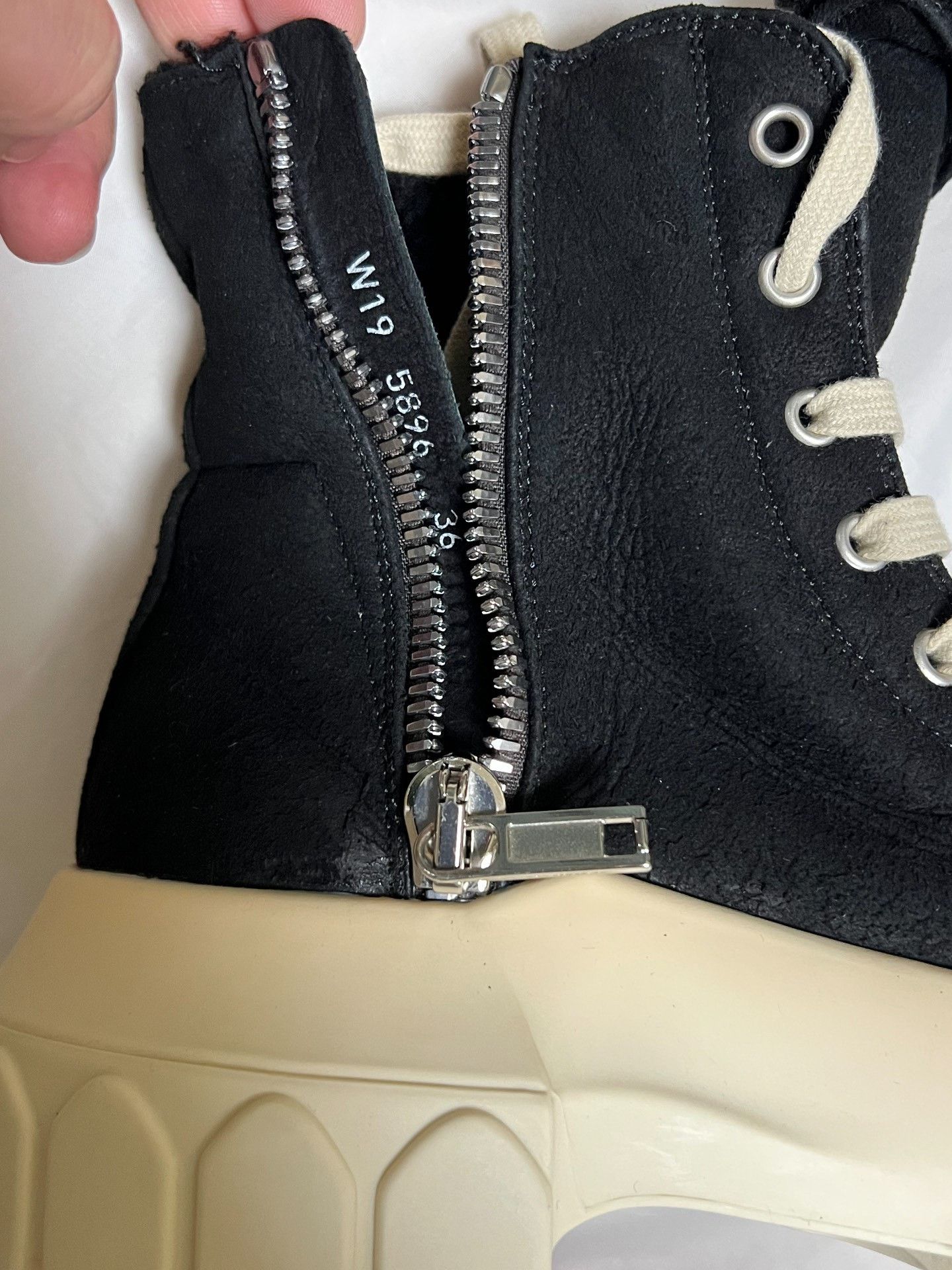 Rick Owens Rick Owens Shearling-Lined Sneakers Size US 5 / IT 35 - 5 Thumbnail