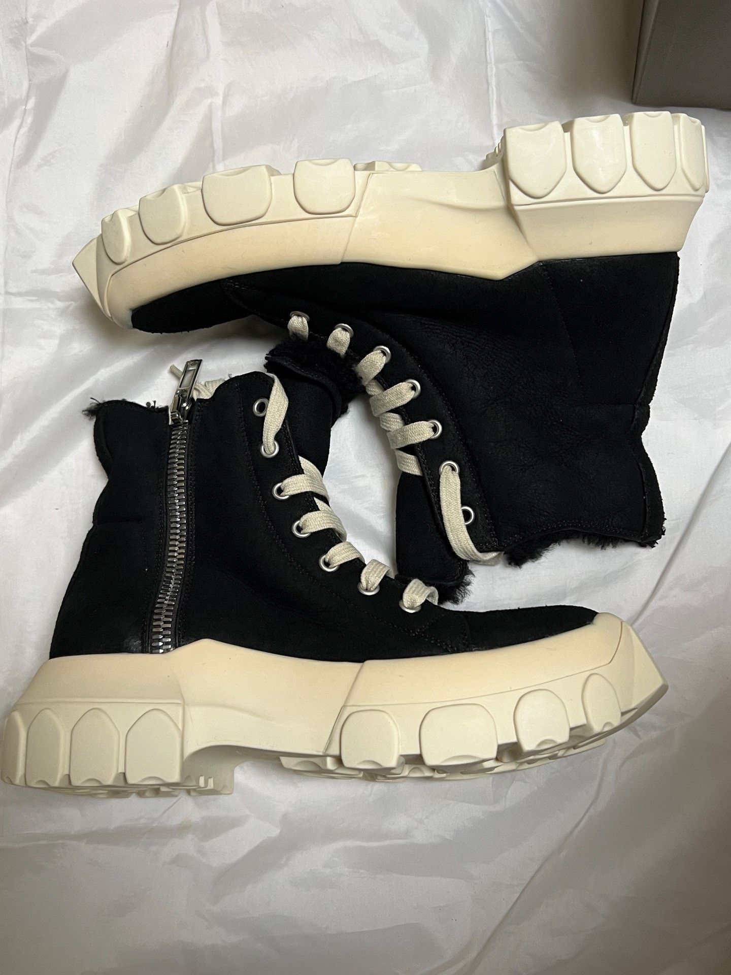 Rick Owens Rick Owens Shearling-Lined Sneakers Size US 5 / IT 35 - 3 Thumbnail