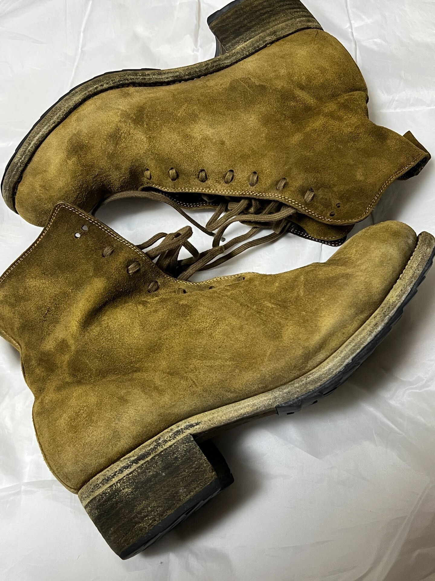 Guidi Guidi PL11 Men's Suede Short Boots Size US 8 / EU 41 - 4 Thumbnail