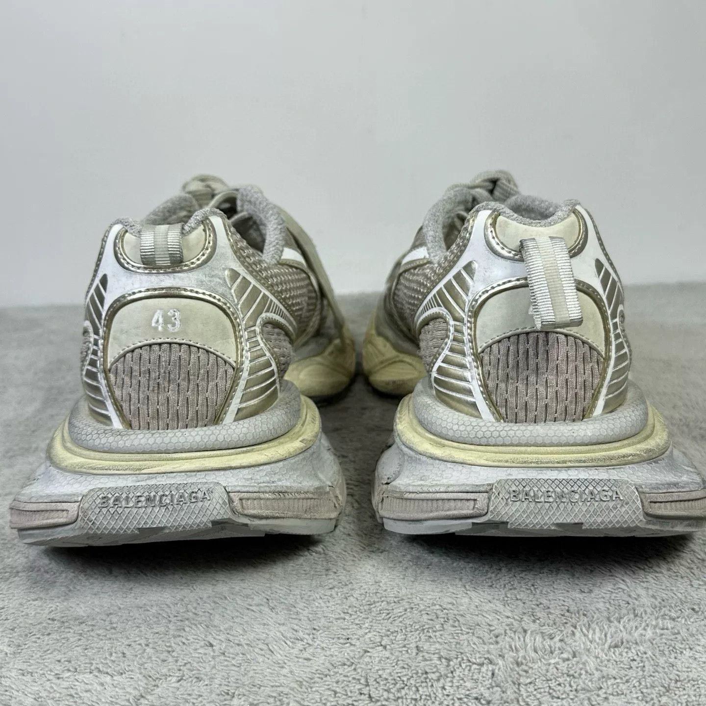 Balenciaga Balenciaga Mesh Beige Lowtop Sneakers XXXL Men Size US 10 / EU 43 - 6 Thumbnail