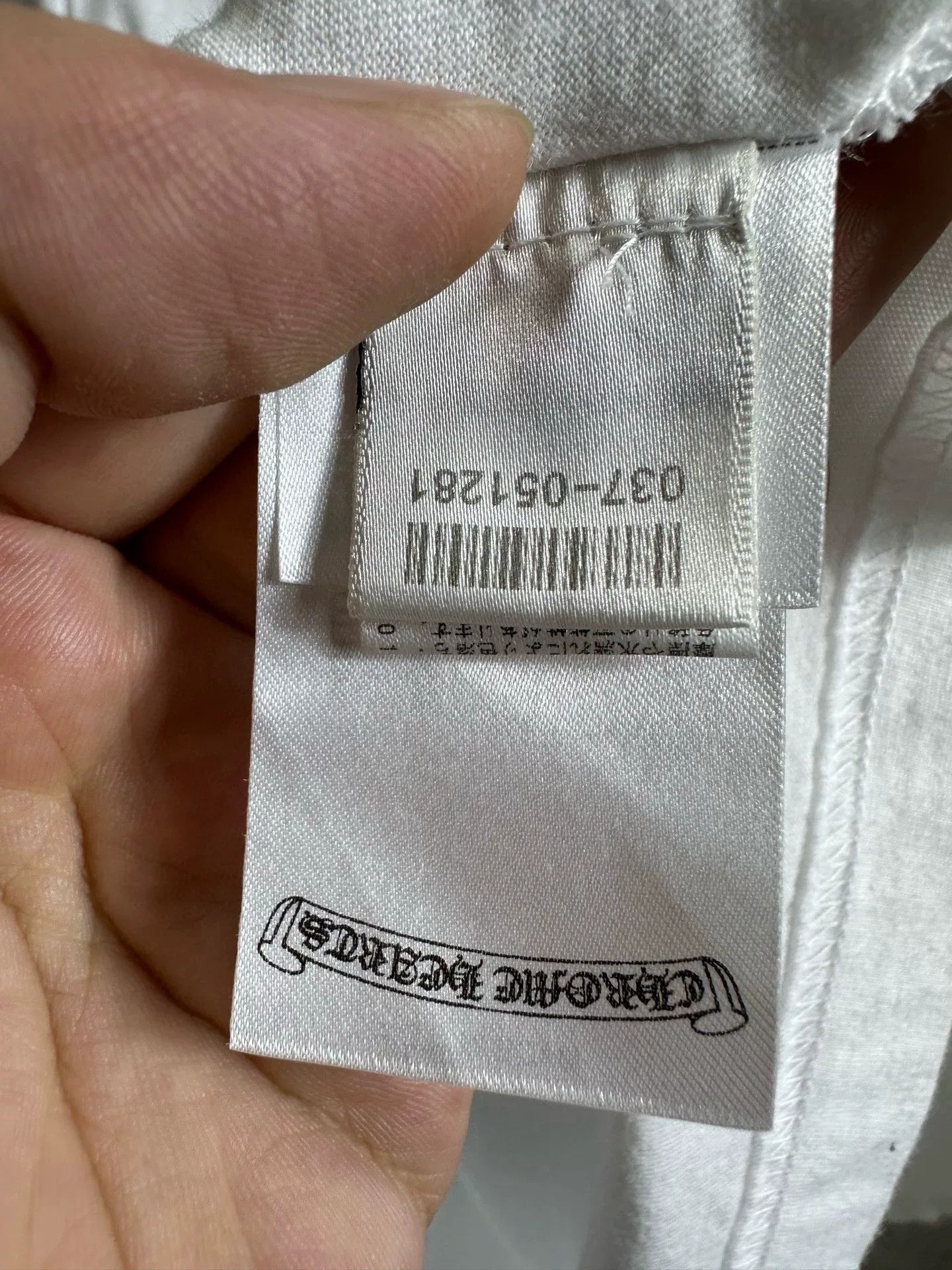 Chrome Hearts Chrome Hearts Printed White T-Shirt L Men Size US L / EU 52-54 / 3 - 6 Thumbnail