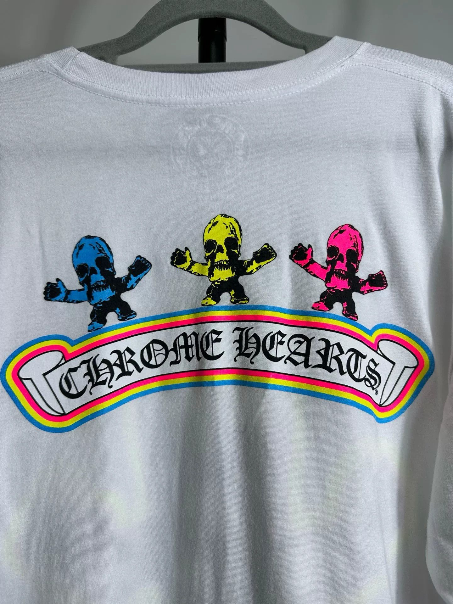 Chrome Hearts Chrome Hearts Printed White T-Shirt L Men Size US L / EU 52-54 / 3 - 3 Thumbnail