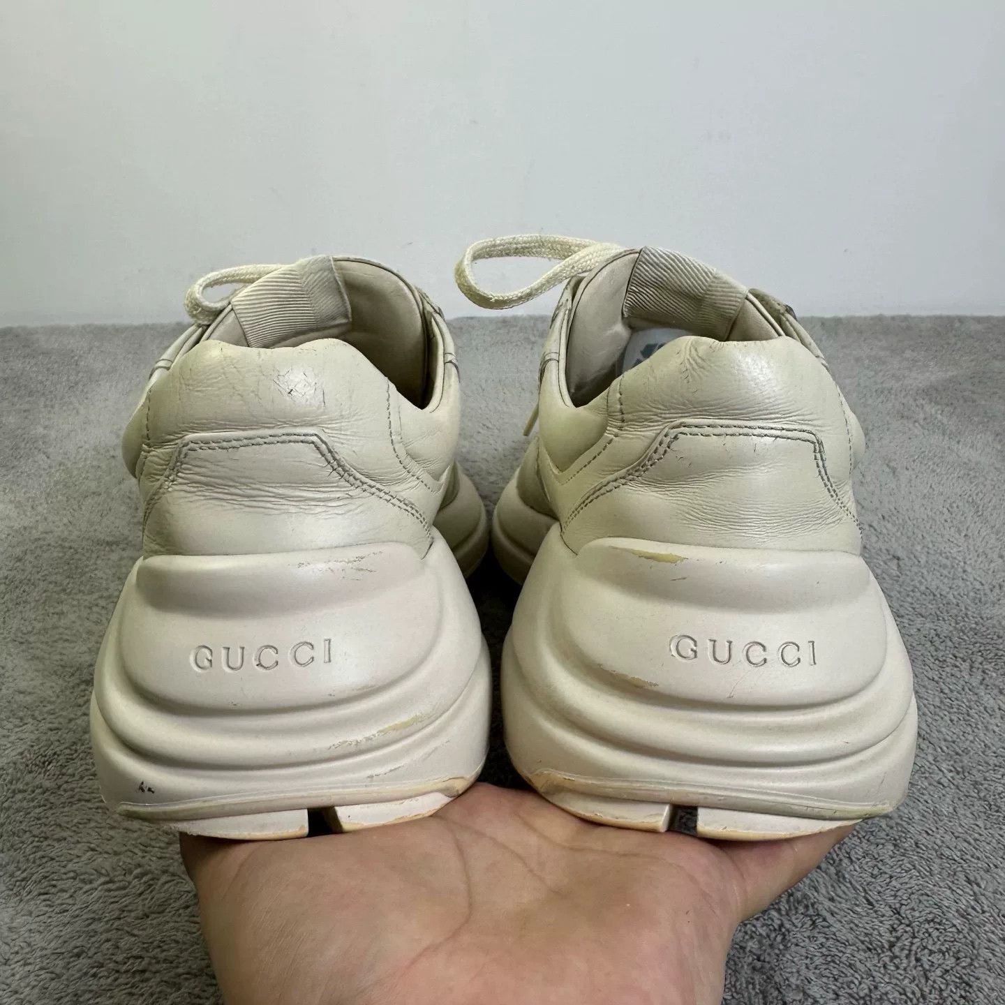 Gucci Gucci Retro White Lowtop Sneakers 41 Men Size US 8.5 / EU 41-42 - 6 Thumbnail