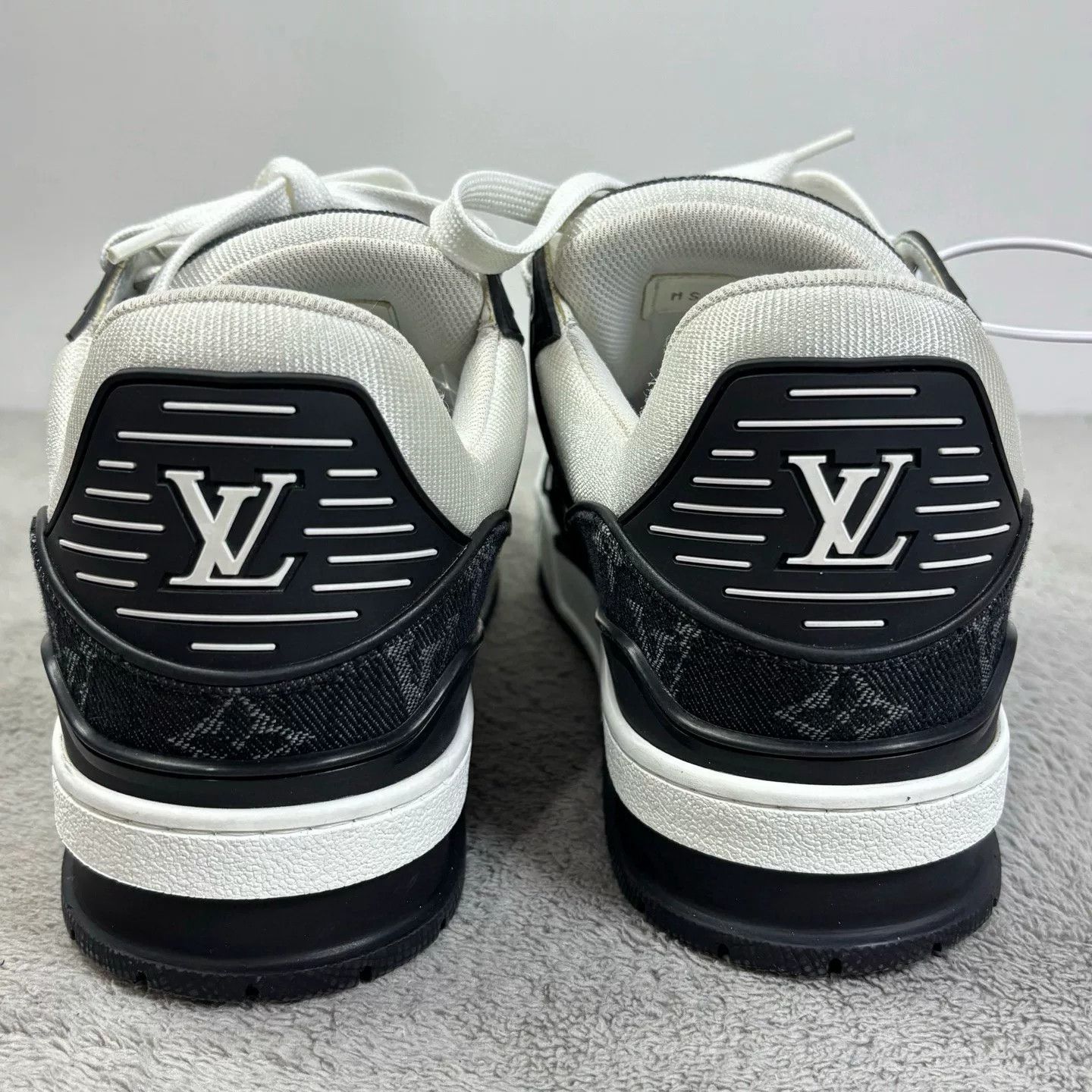 Louis Vuitton Louis Vuitton Training Denim Black Lowtop Sneakers 40 Men Size US 7.5 / EU 40-41 - 6 Thumbnail