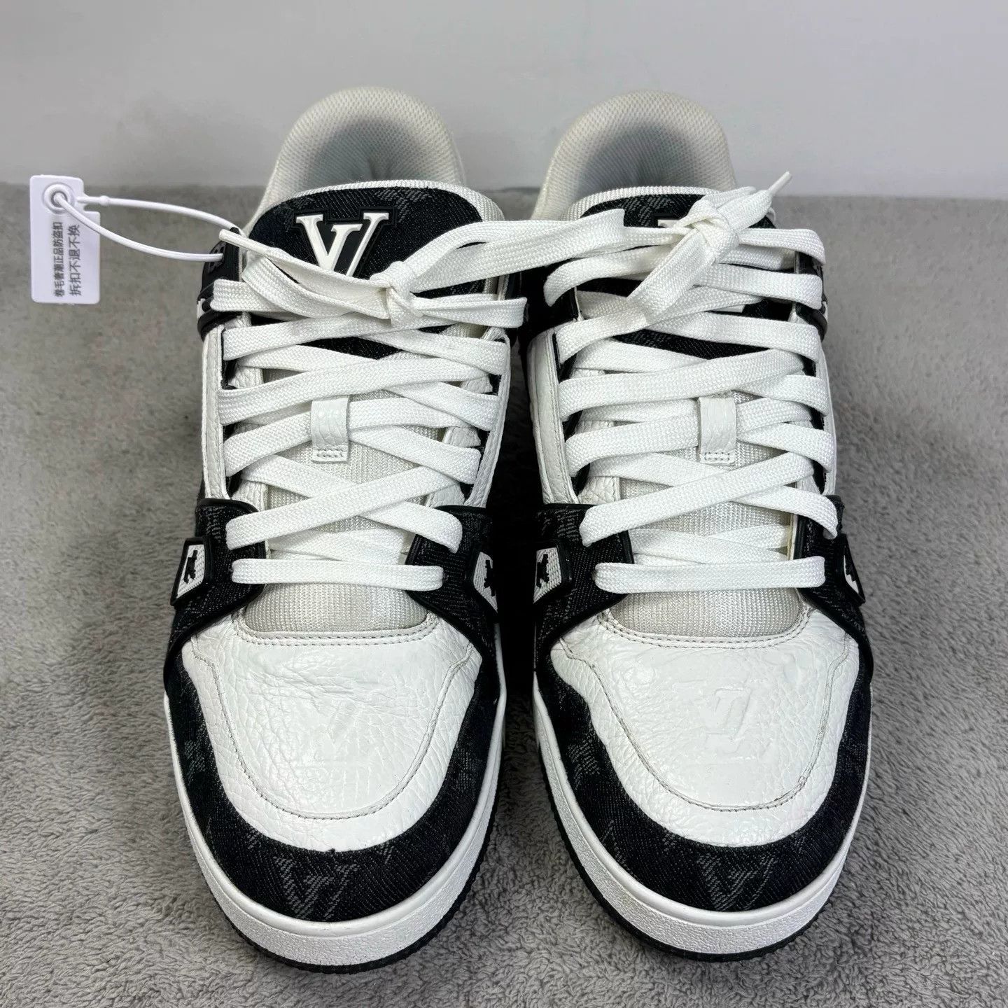 Louis Vuitton Louis Vuitton Training Denim Black Lowtop Sneakers 40 Men Size US 7.5 / EU 40-41 - 2 Thumbnail