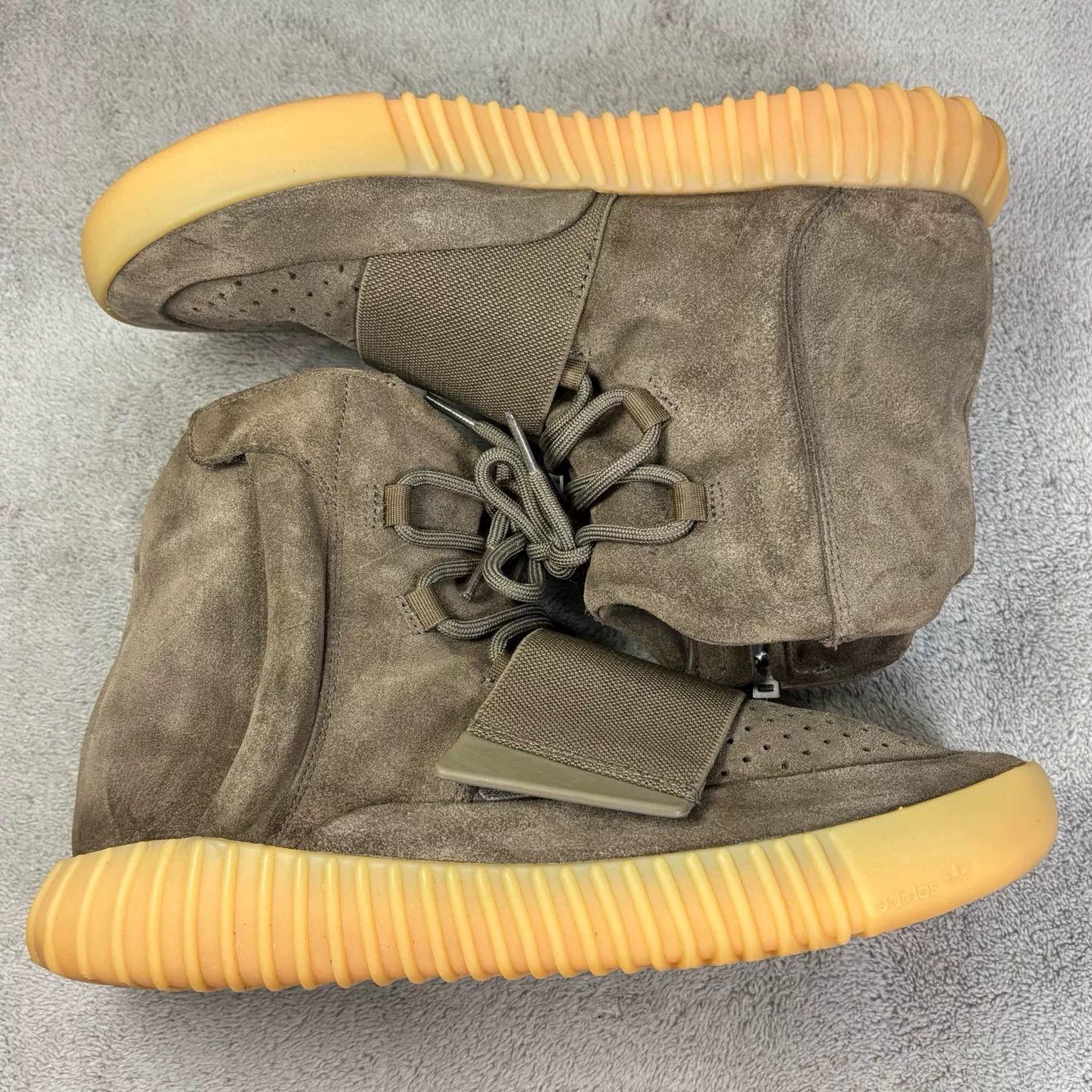 Adidas Adidas YEEZY Brown Hitop Sneakers 42 Men Size US 9 / EU 42 - 4 Thumbnail