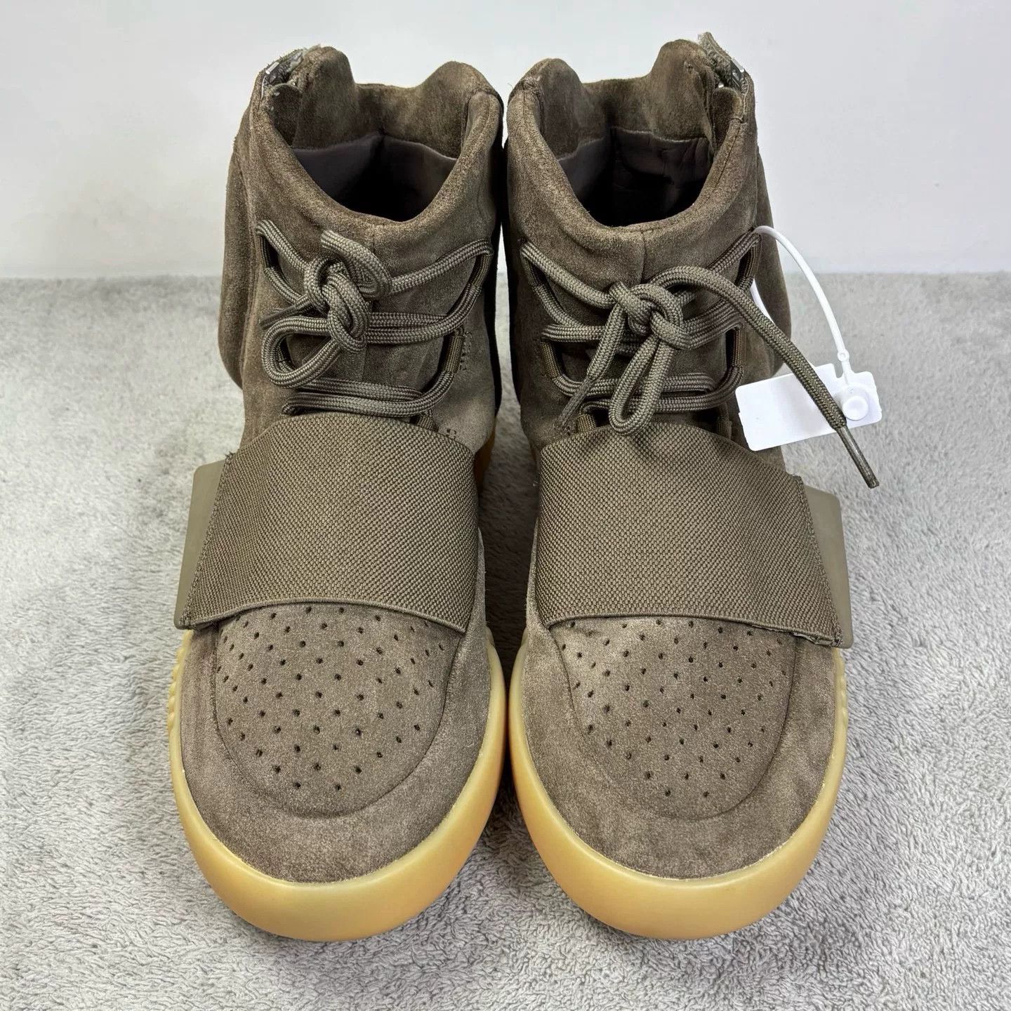 Adidas Adidas YEEZY Brown Hitop Sneakers 42 Men Size US 9 / EU 42 - 2 Thumbnail