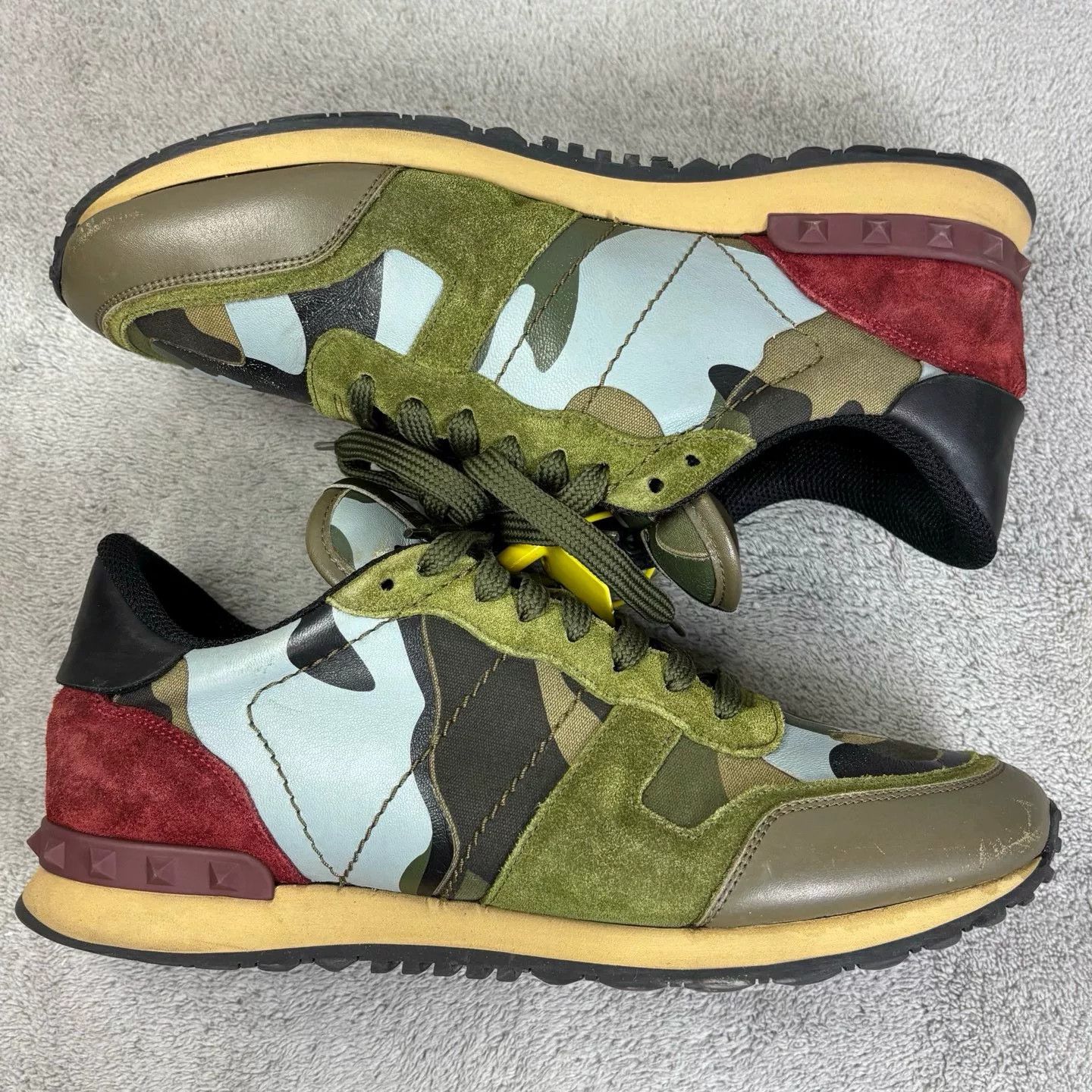 Valentino Valentino Camo Lowtop Sneakers 42 Men Size US 9 / EU 42 - 3 Thumbnail