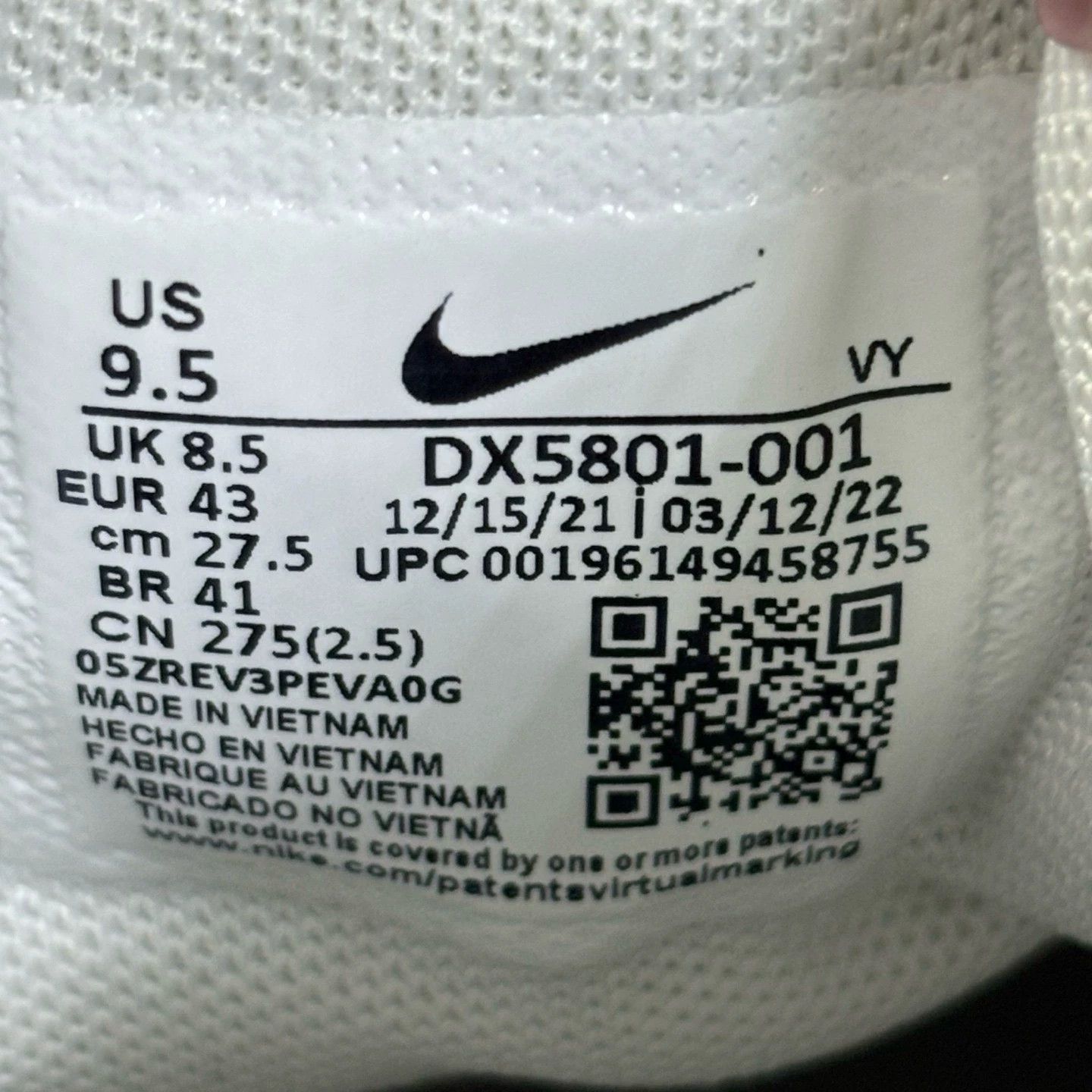Nike Nike Basketball White Lowtop Sneakers 43 Men Size US 10 / EU 43 - 7 Thumbnail