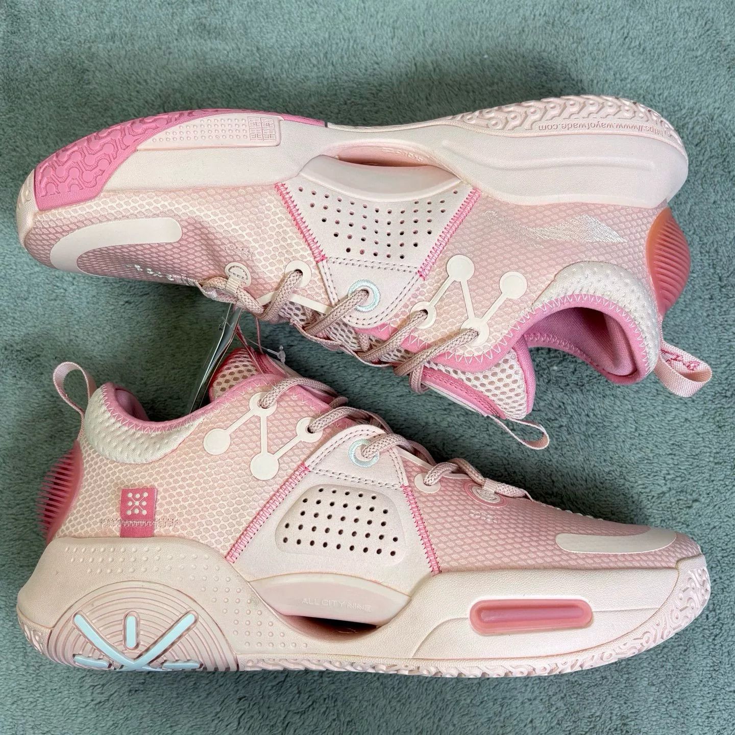 Li-Ning Li-Ning Basketball Pink Lowtop Sneakers 44 Men Size US 10.5 / EU 43-44 - 4 Thumbnail