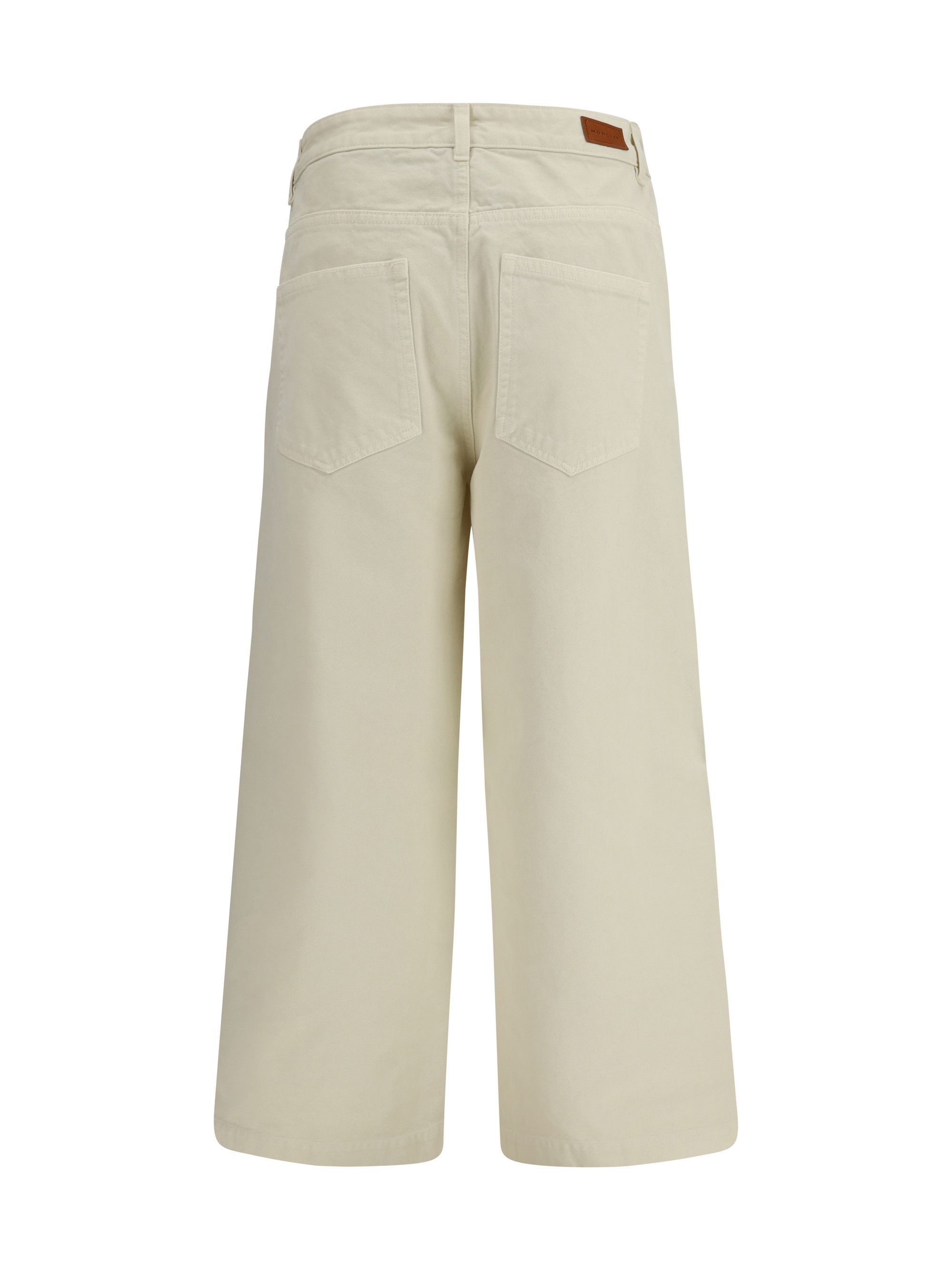 Moncler Cotton Trousers Size 28" / US 6 / IT 42 - 2 Thumbnail