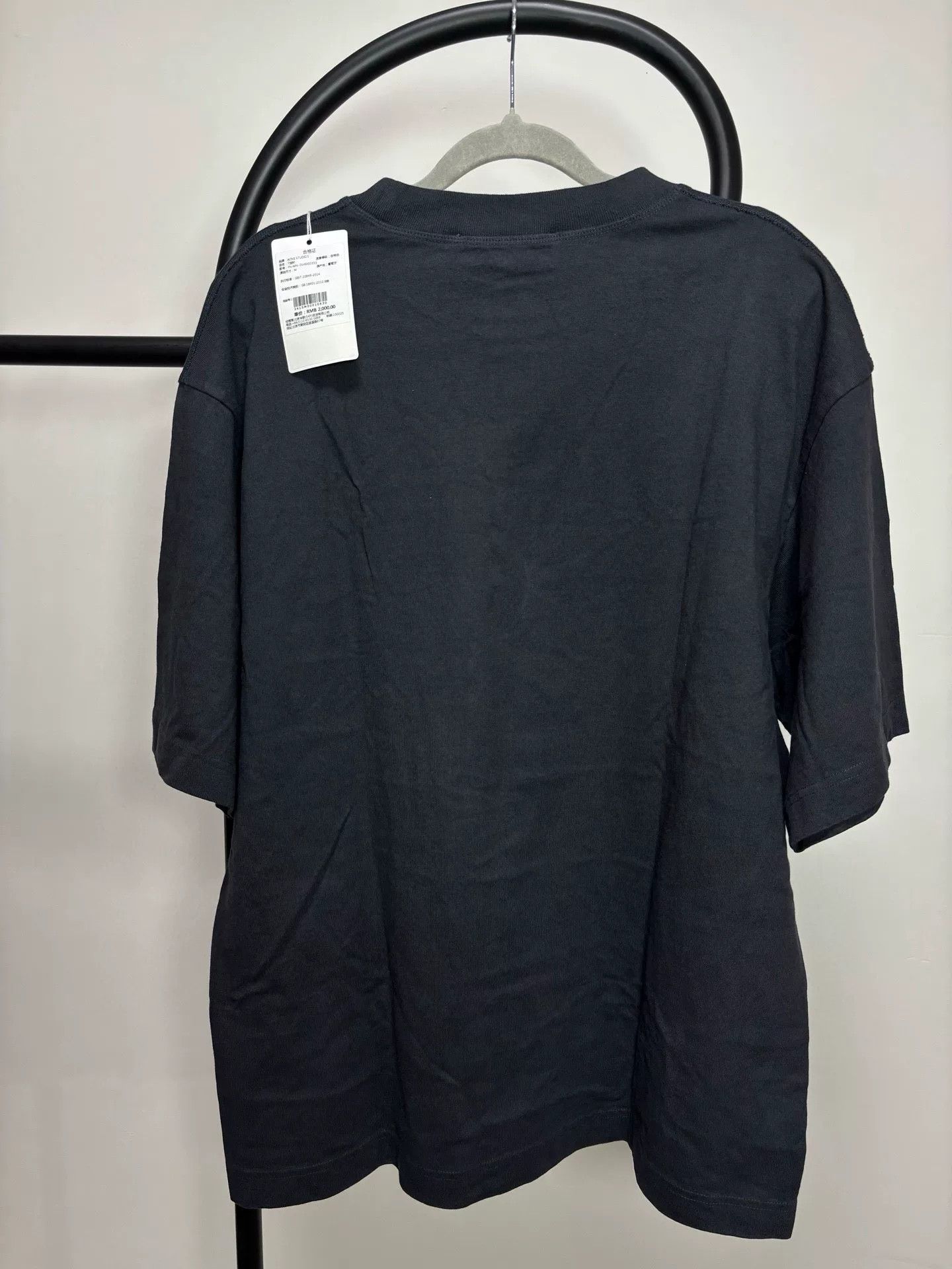 Acne Studios Acne Studios Printed Oversized Black T-Shirt M Men Size US M / EU 48-50 / 2 - 3 Thumbnail