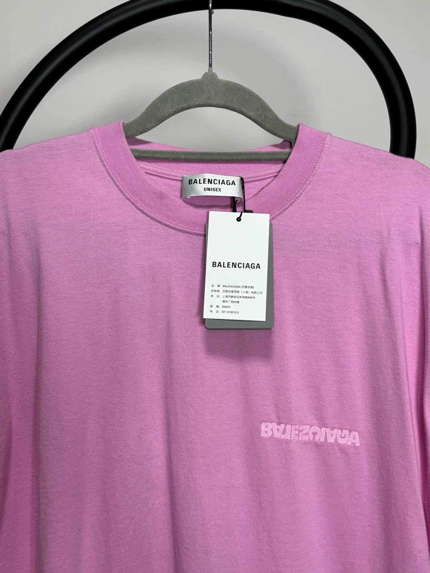Balenciaga Balenciaga Retro Embroidered Pink T-Shirt S Women Size S / US 4 / IT 40 - 2 Thumbnail