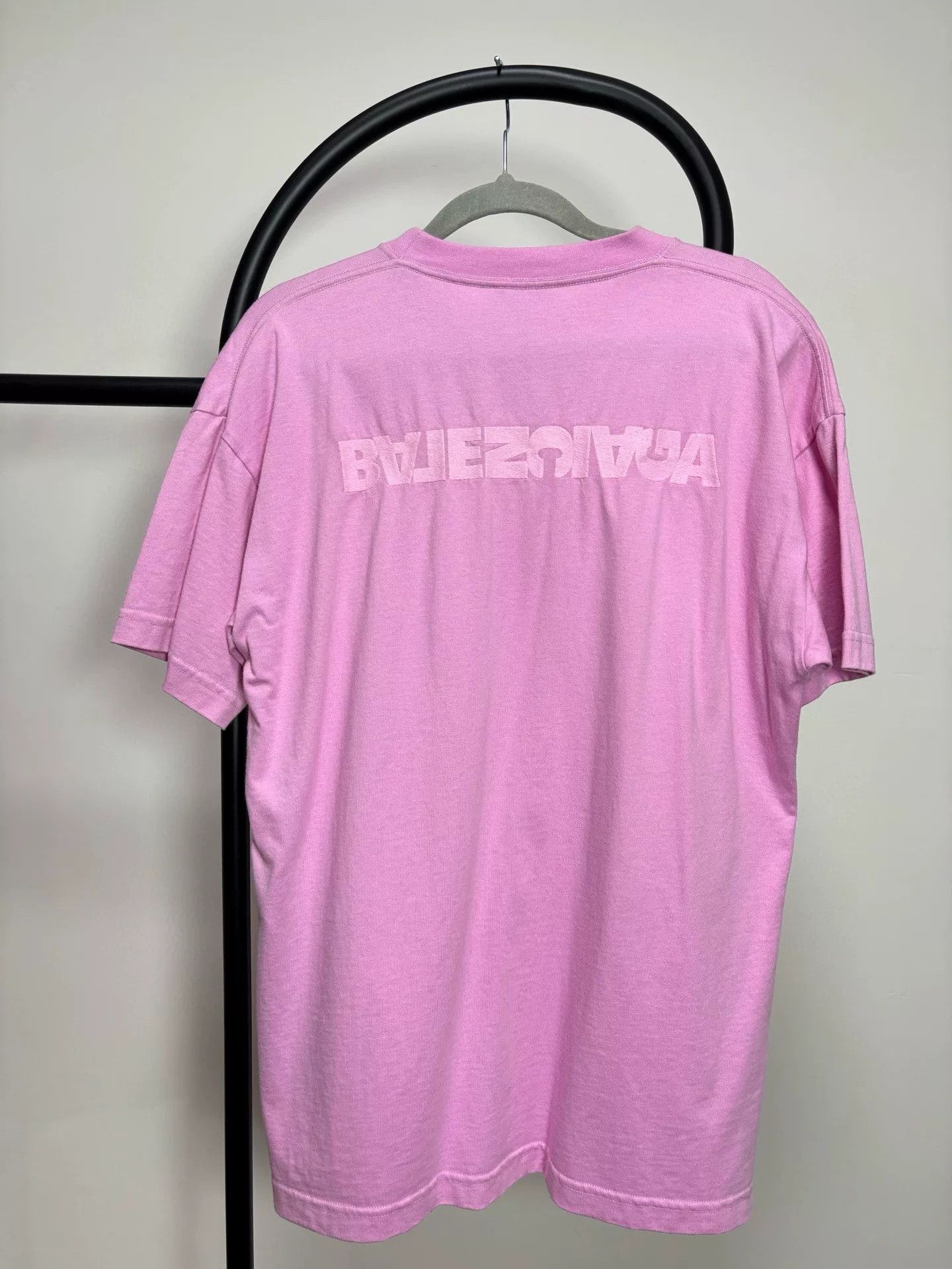 Balenciaga Balenciaga Retro Embroidered Pink T-Shirt S Women Size S / US 4 / IT 40 - 3 Thumbnail