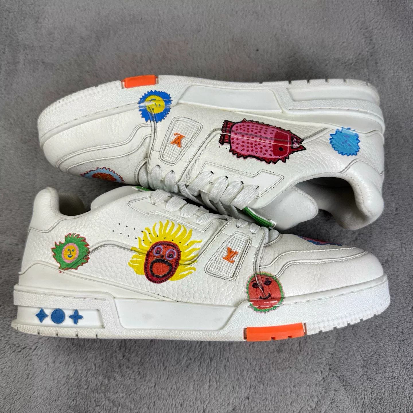 Louis Vuitton Louis Vuitton White Lowtop Sneakers 42 Men Size US 9 / EU 42 - 4 Thumbnail