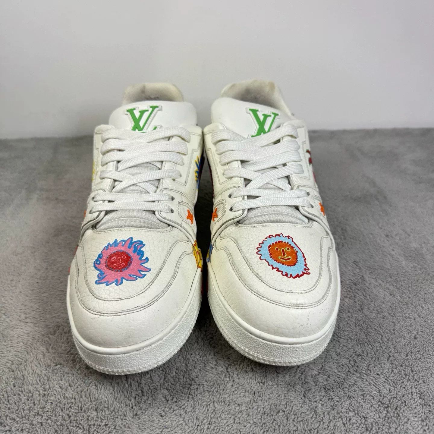 Louis Vuitton Louis Vuitton White Lowtop Sneakers 42 Men Size US 9 / EU 42 - 2 Thumbnail