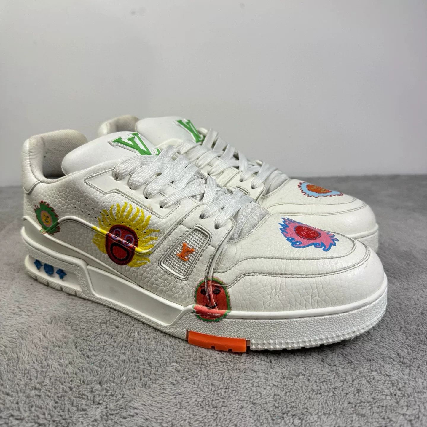 Louis Vuitton Louis Vuitton White Lowtop Sneakers 42 Men Size US 9 / EU 42 - 3 Thumbnail
