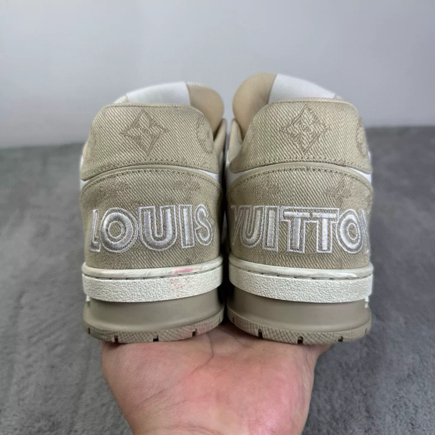 Louis Vuitton Louis Vuitton Training Beige Lowtop Sneakers 41 Men Size US 8.5 / EU 41-42 - 7 Thumbnail