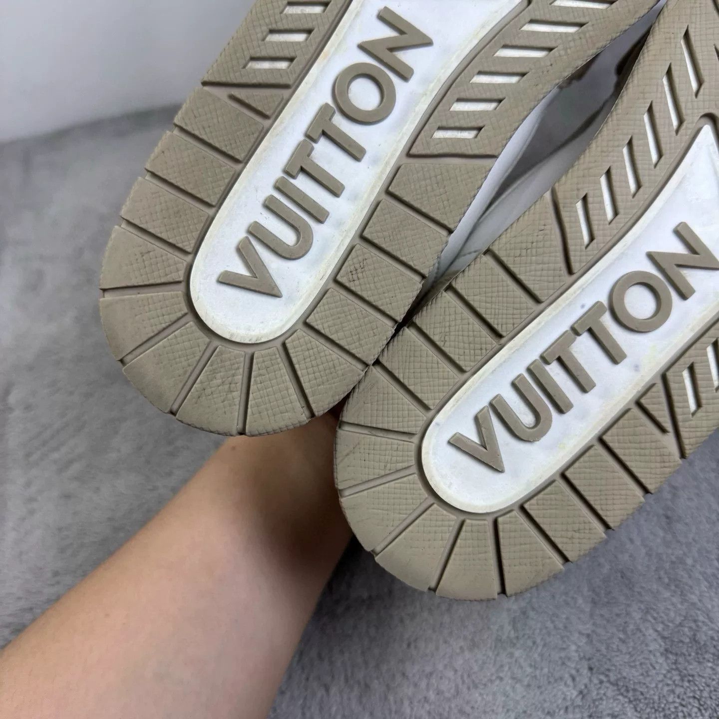 Louis Vuitton Louis Vuitton Training Beige Lowtop Sneakers 41 Men Size US 8.5 / EU 41-42 - 6 Thumbnail