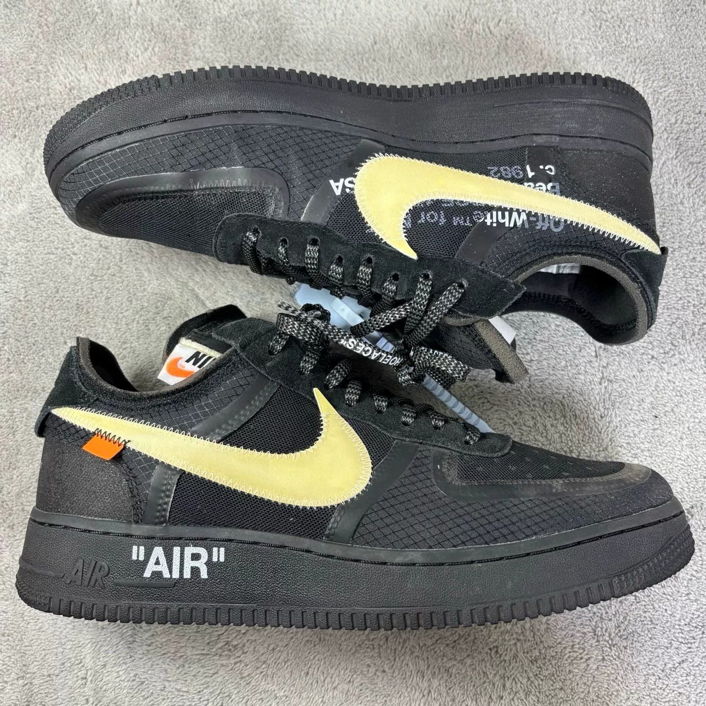 Off-White Off-White Black Lowtop Sneakers 44 Men Size US 10.5 / EU 43-44 - 7 Thumbnail