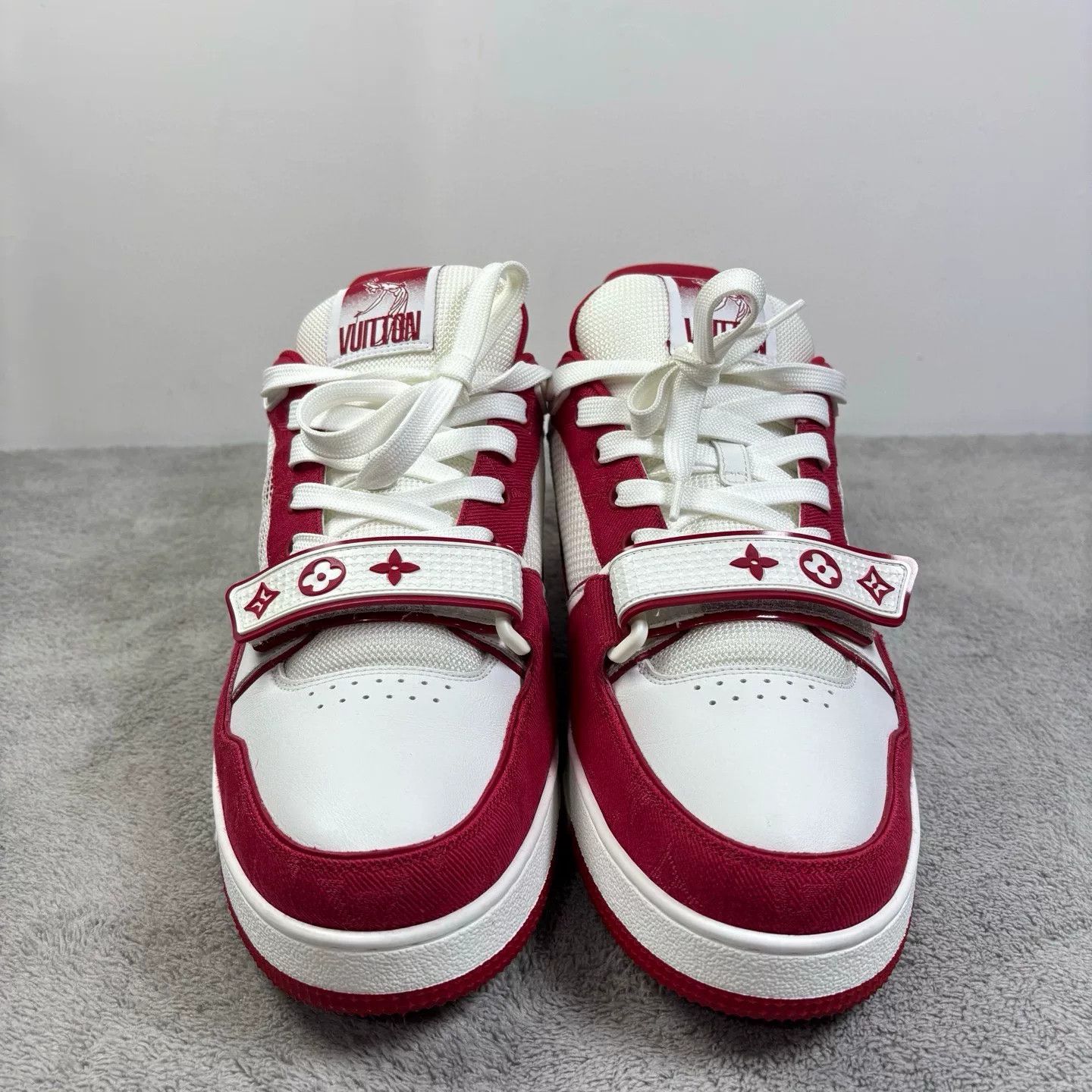 Louis Vuitton Louis Vuitton Training Red Lowtop Sneakers 43.5 Men Size US 10.5 / EU 43-44 - 2 Thumbnail