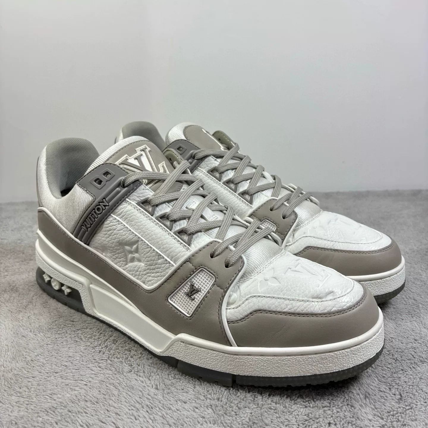 Louis Vuitton Louis Vuitton Training Printed White Lowtop Sneakers 43 Men Size US 10 / EU 43 - 3 Thumbnail