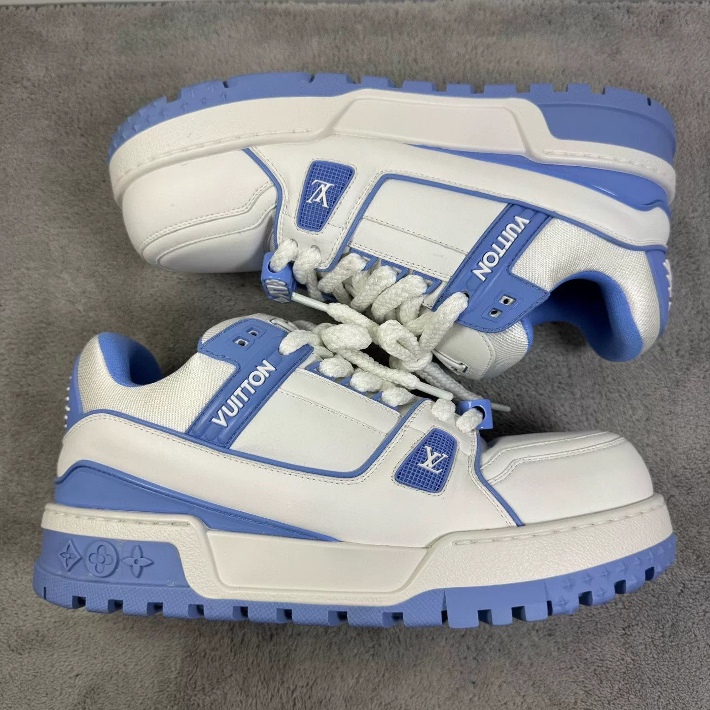 Louis Vuitton Louis Vuitton Training Blue Lowtop Sneakers 43 Men Size US 10 / EU 43 - 4 Thumbnail