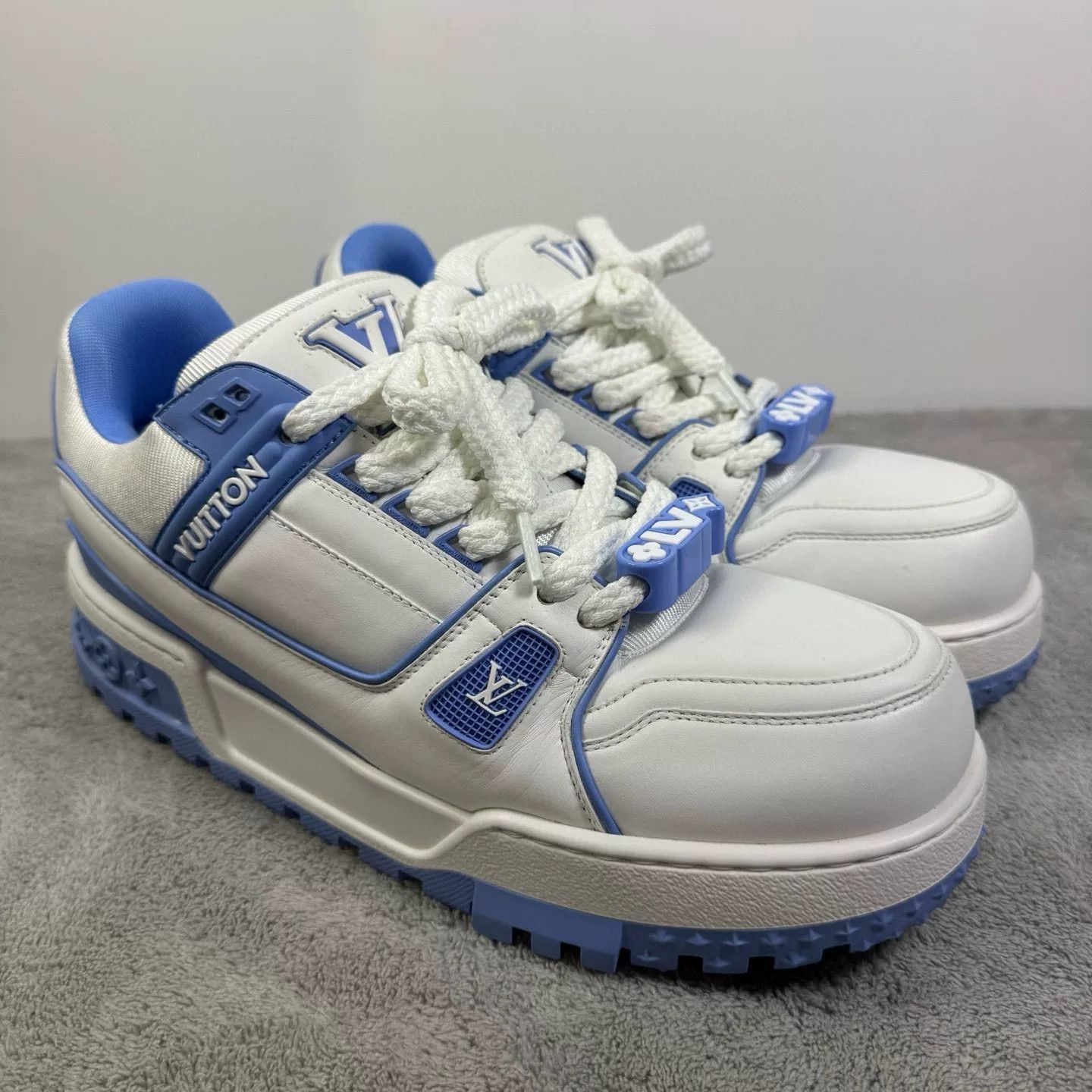 Louis Vuitton Louis Vuitton Training Blue Lowtop Sneakers 43 Men Size US 10 / EU 43 - 3 Thumbnail