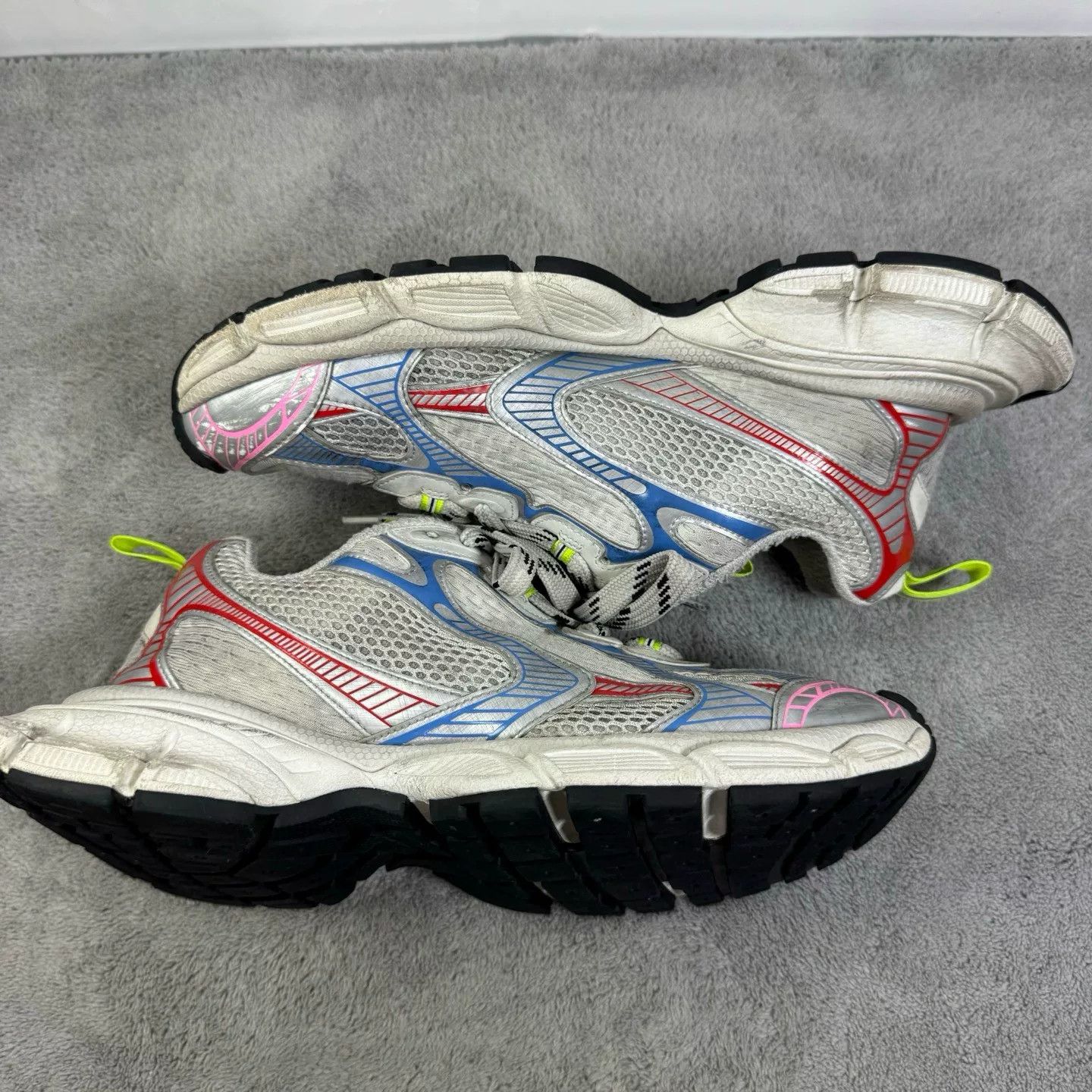 Balenciaga Balenciaga Mesh Blue Lowtop Sneakers XXXL Men Size US 10 / EU 43 - 4 Thumbnail