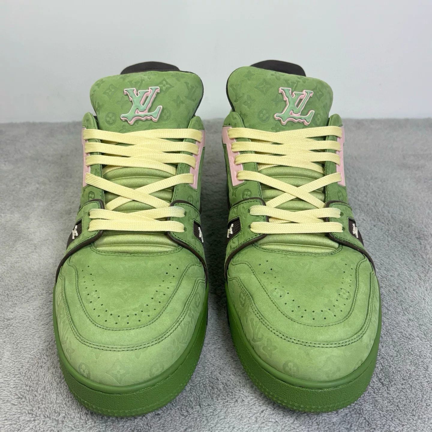 Louis Vuitton Louis Vuitton Training Green Lowtop Sneakers 43 Men Size US 10 / EU 43 - 2 Thumbnail