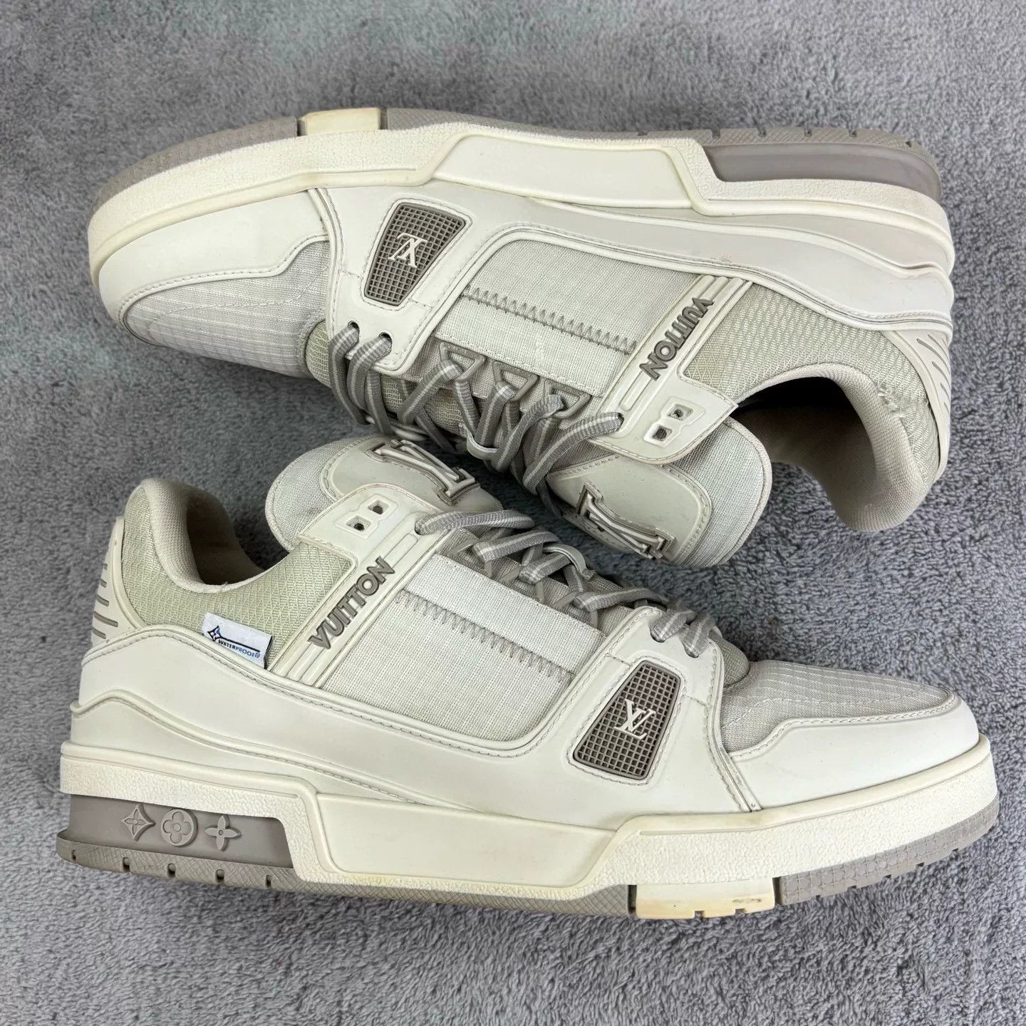 Louis Vuitton Louis Vuitton Training Beige Lowtop Sneakers 41 Men Size US 8.5 / EU 41-42 - 4 Thumbnail