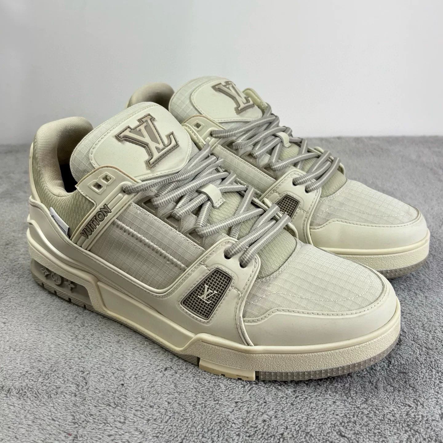 Louis Vuitton Louis Vuitton Training Beige Lowtop Sneakers 41 Men Size US 8.5 / EU 41-42 - 3 Thumbnail