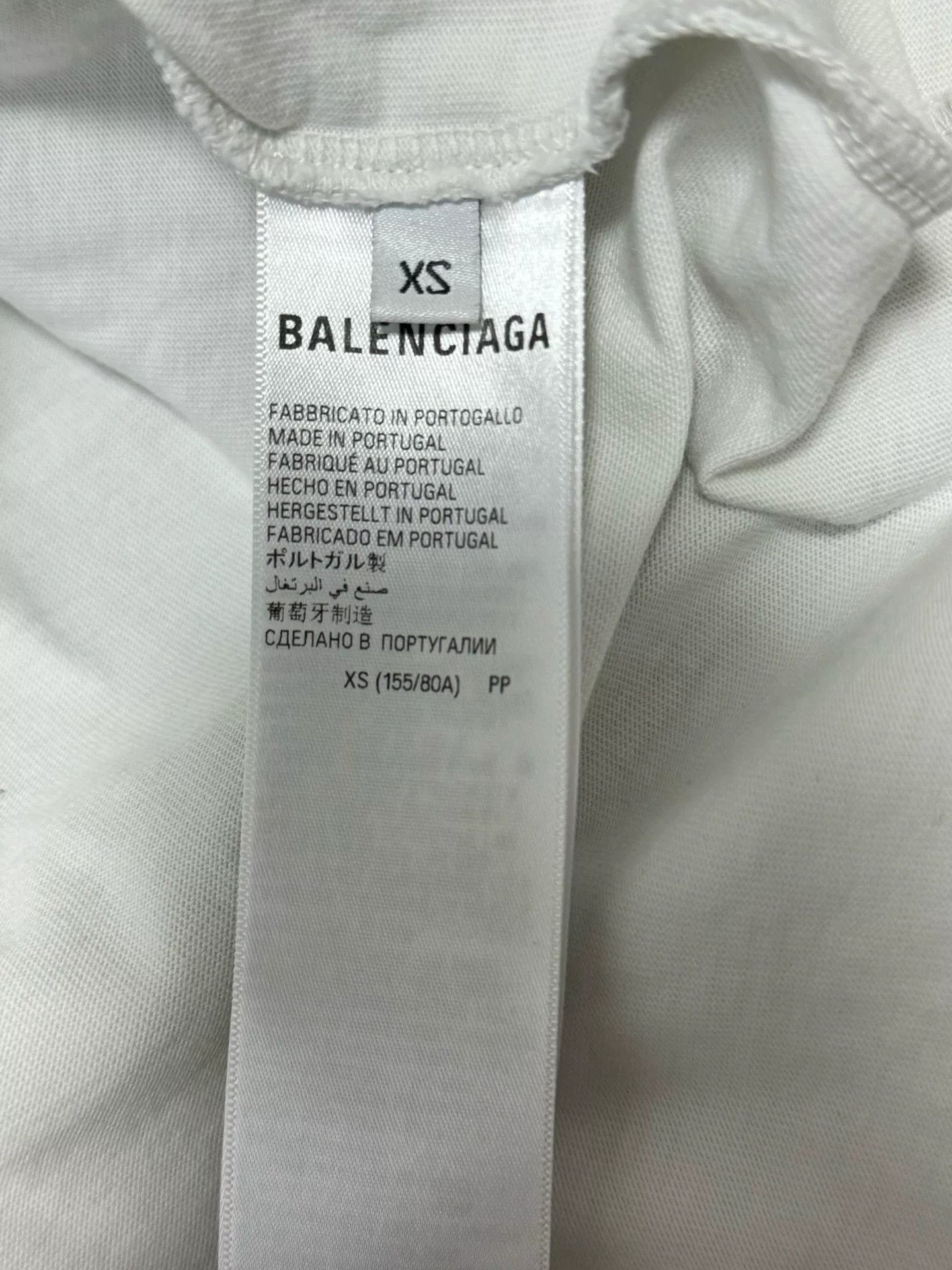 Balenciaga Balenciaga Printed White T-Shirt XS Men Size US XS / EU 42 / 0 - 6 Thumbnail