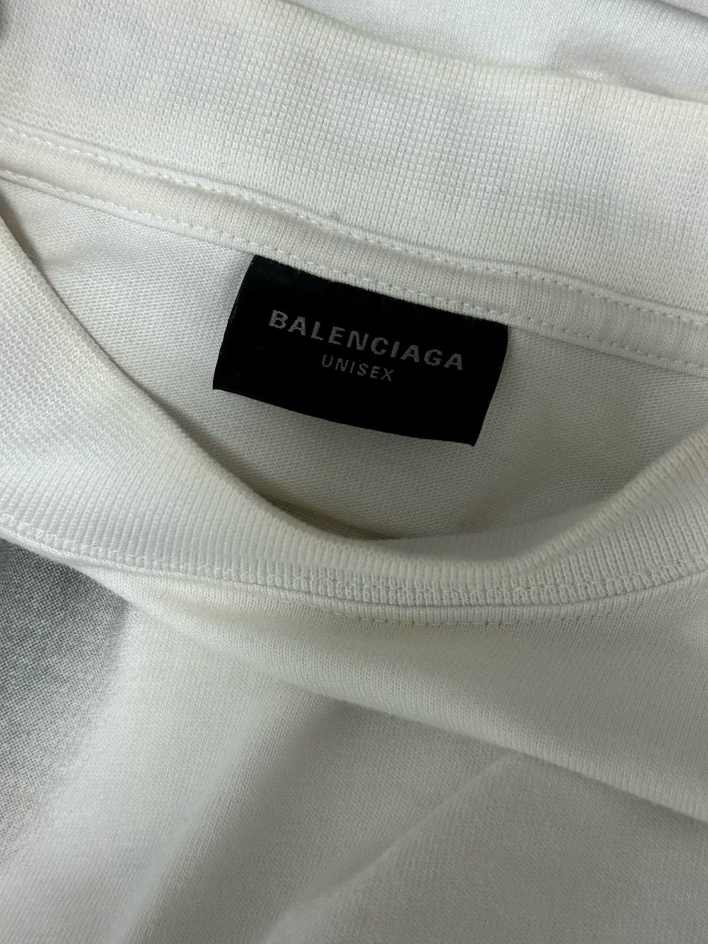 Balenciaga Balenciaga Printed White T-Shirt XS Men Size US XS / EU 42 / 0 - 5 Thumbnail