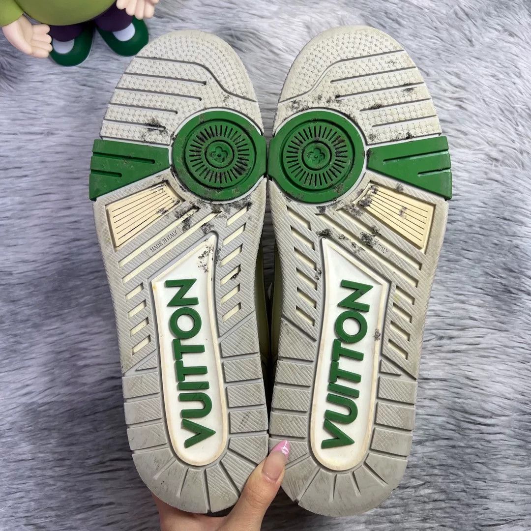 Louis Vuitton Louis Vuitton Training Green Lowtop Sneakers 42 Men Size US 9 / EU 42 - 4 Thumbnail