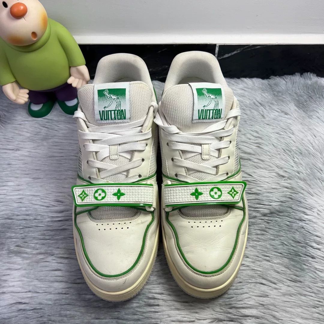 Louis Vuitton Louis Vuitton Training Green Lowtop Sneakers 42 Men Size US 9 / EU 42 - 2 Thumbnail