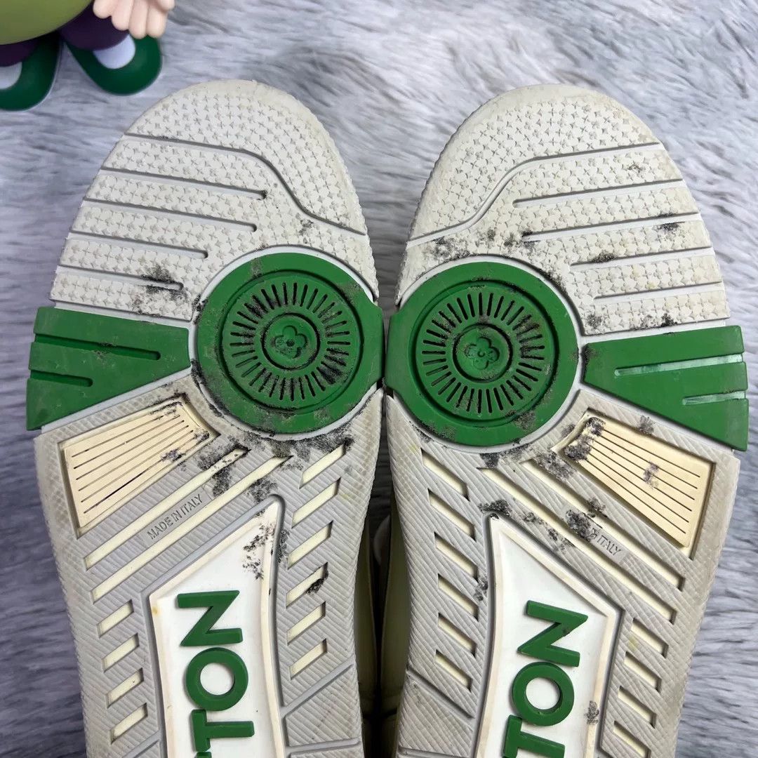 Louis Vuitton Louis Vuitton Training Green Lowtop Sneakers 42 Men Size US 9 / EU 42 - 5 Thumbnail