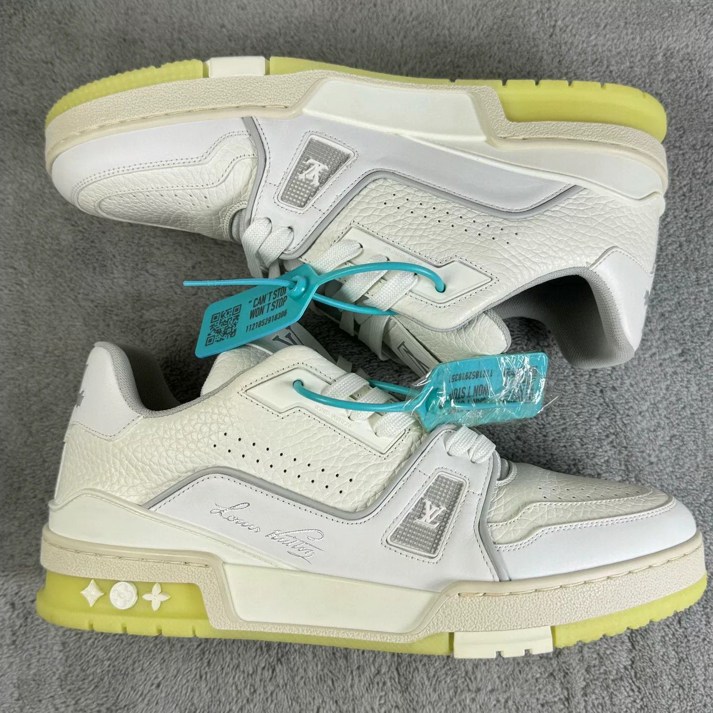 Louis Vuitton Louis Vuitton Training White Lowtop Sneakers 40 Men Size US 7.5 / EU 40-41 - 4 Thumbnail