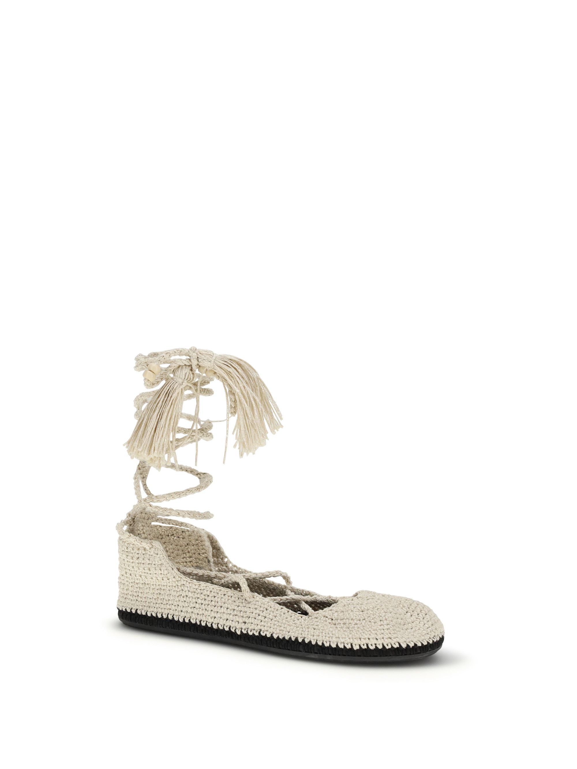 Alanui The Sound Of The Sea lace-up Ballerinas Size US 8 / IT 38 - 2 Thumbnail