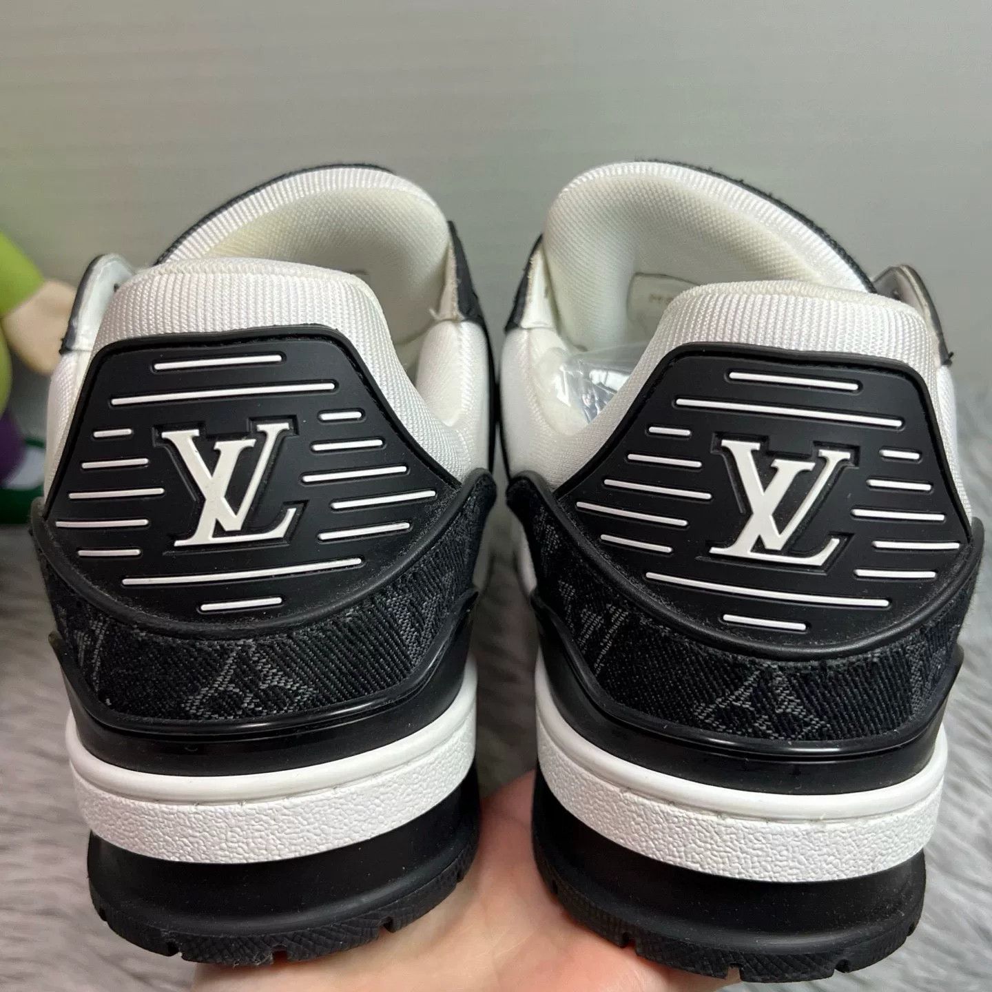 Louis Vuitton Louis Vuitton Training Denim Black Lowtop Sneakers 41 Men Size US 8.5 / EU 41-42 - 7 Thumbnail