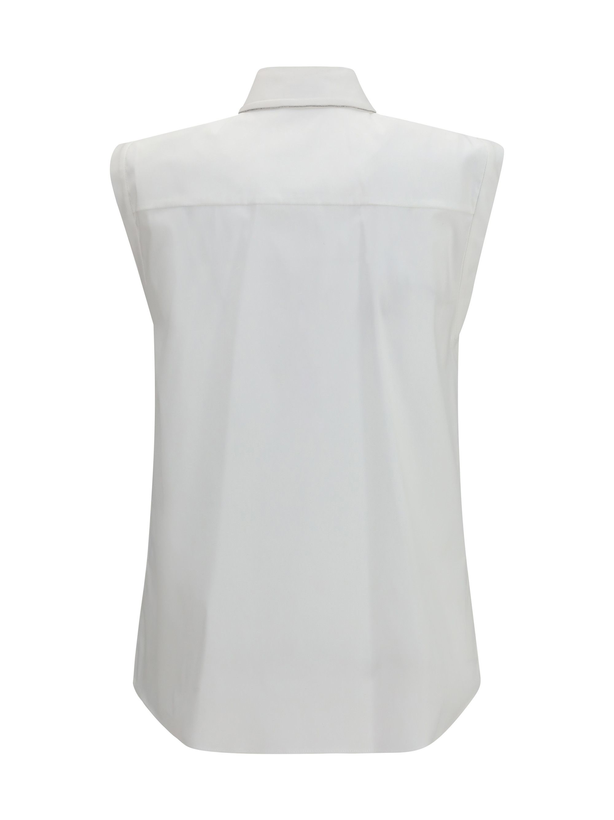 Brunello Cucinelli Sleeveless Shirt Size M / US 6-8 / IT 42-44 - 2 Thumbnail