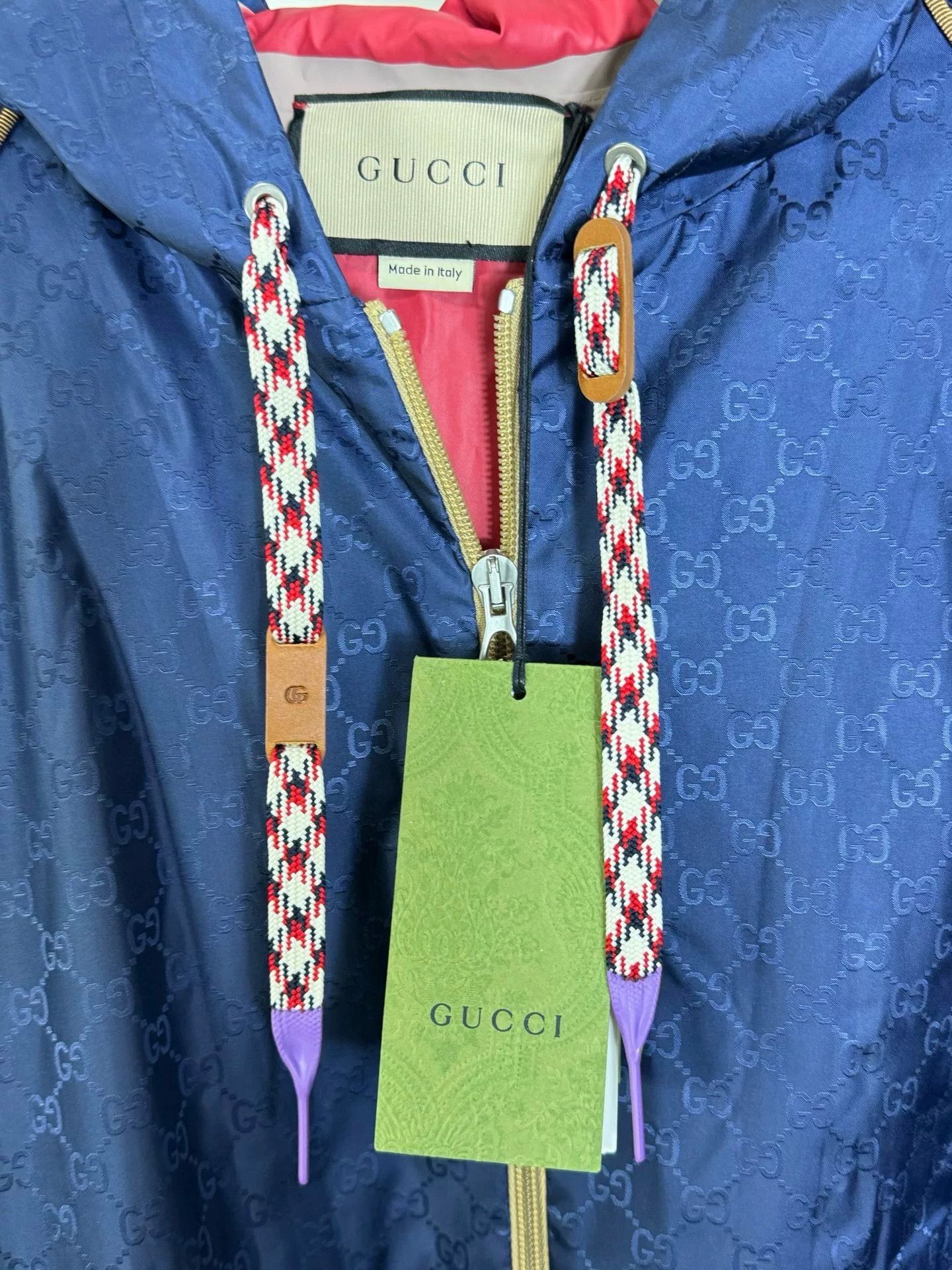 Gucci Gucci Printed Graphic Blue Light Jacket 23 Men Size US XS / EU 42 / 0 - 3 Thumbnail