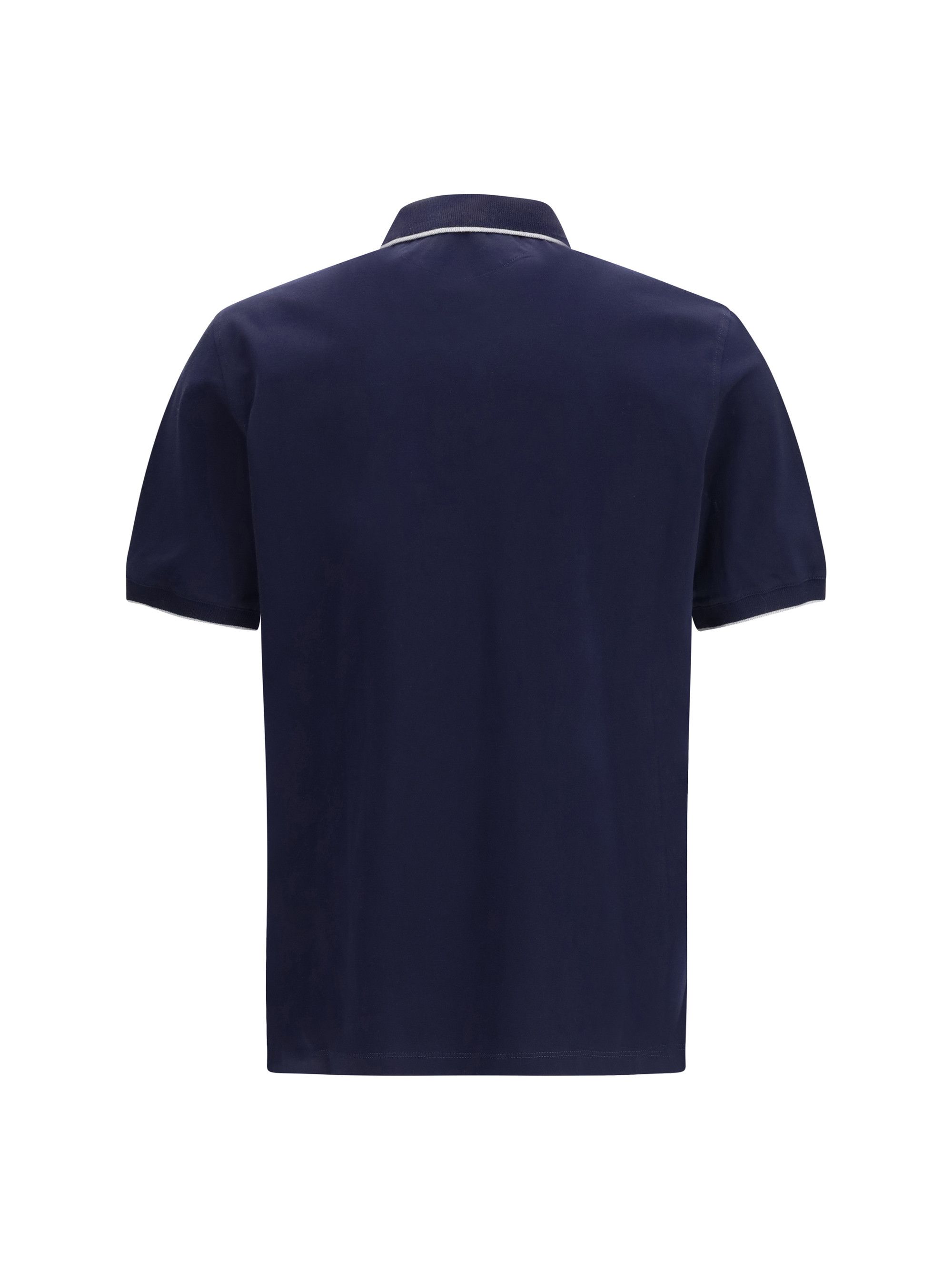Brunello Cucinelli Polo in cotton jersey with short sleeves Size US S / EU 44-46 / 1 - 2 Thumbnail