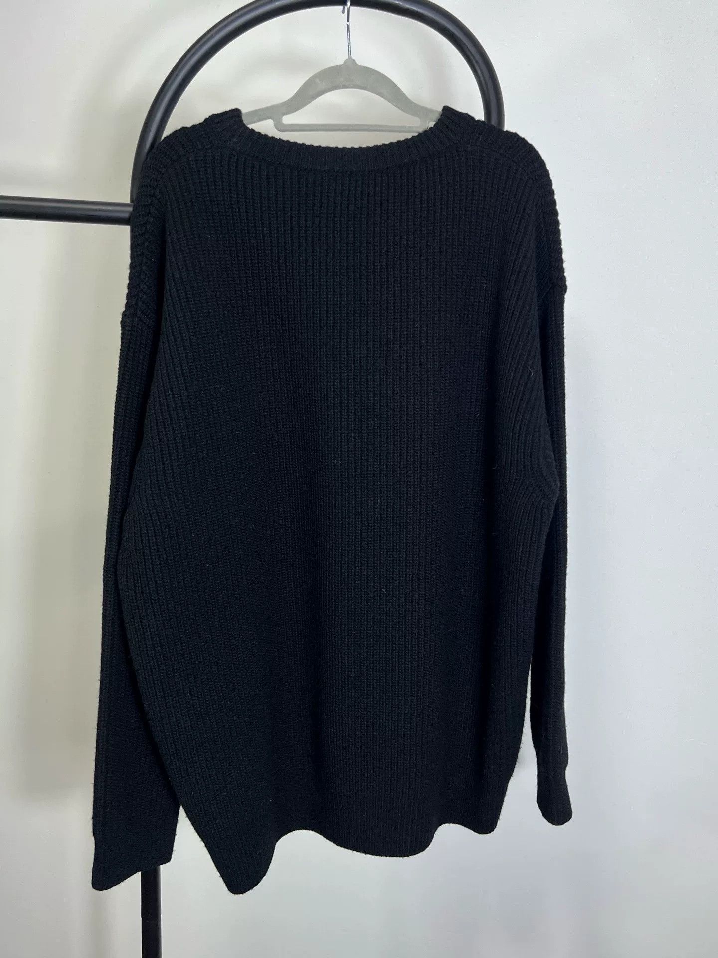 Celine Celine Wool Embroidered Black Sweater S Men Size US S / EU 44-46 / 1 - 3 Thumbnail
