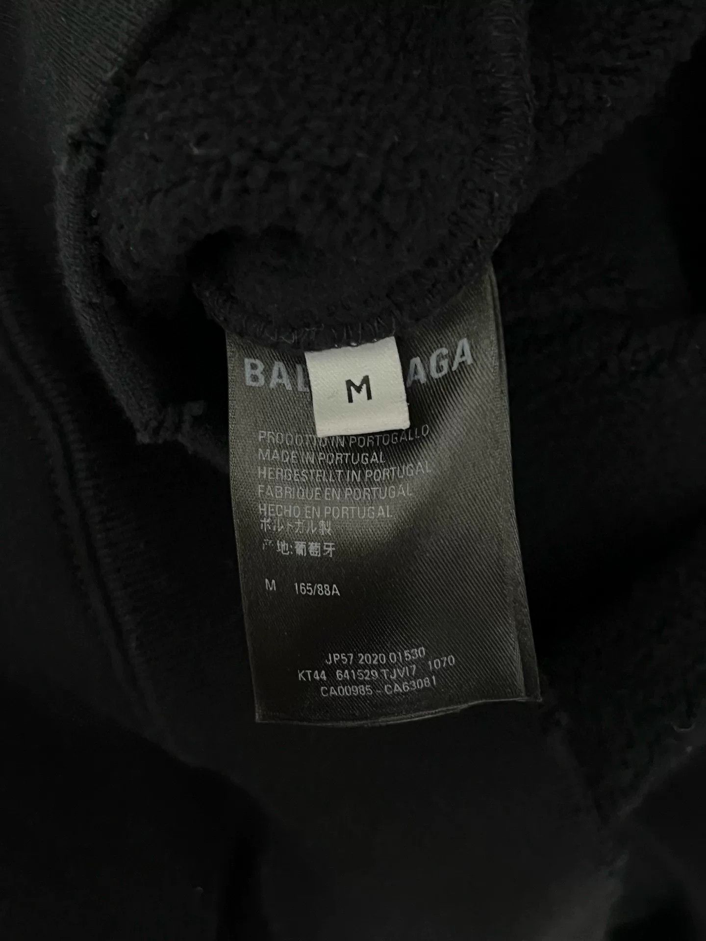 Balenciaga Balenciaga Printed Black Hoodie M Men Size US M / EU 48-50 / 2 - 6 Thumbnail