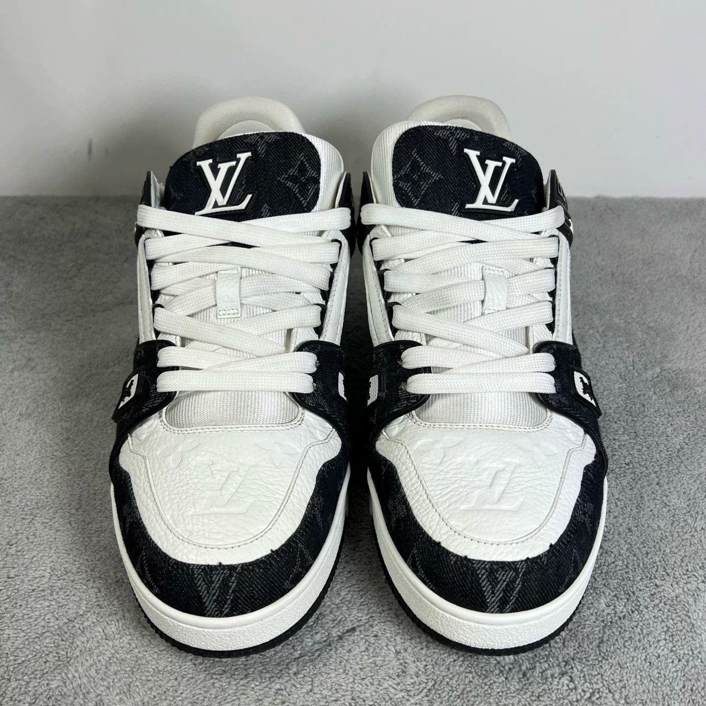Louis Vuitton Louis Vuitton Training Denim Black Lowtop Sneakers 42 Men Size US 9 / EU 42 - 2 Thumbnail